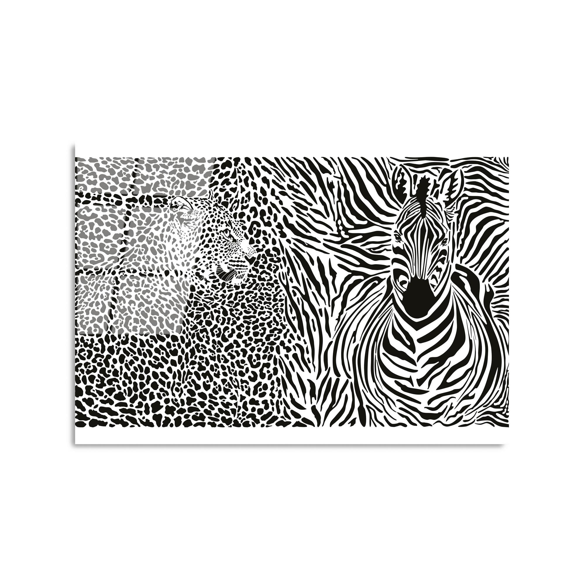 UV-435 Baskılı Cam Dikdörtgen Duvar Tablosu | ByLamp