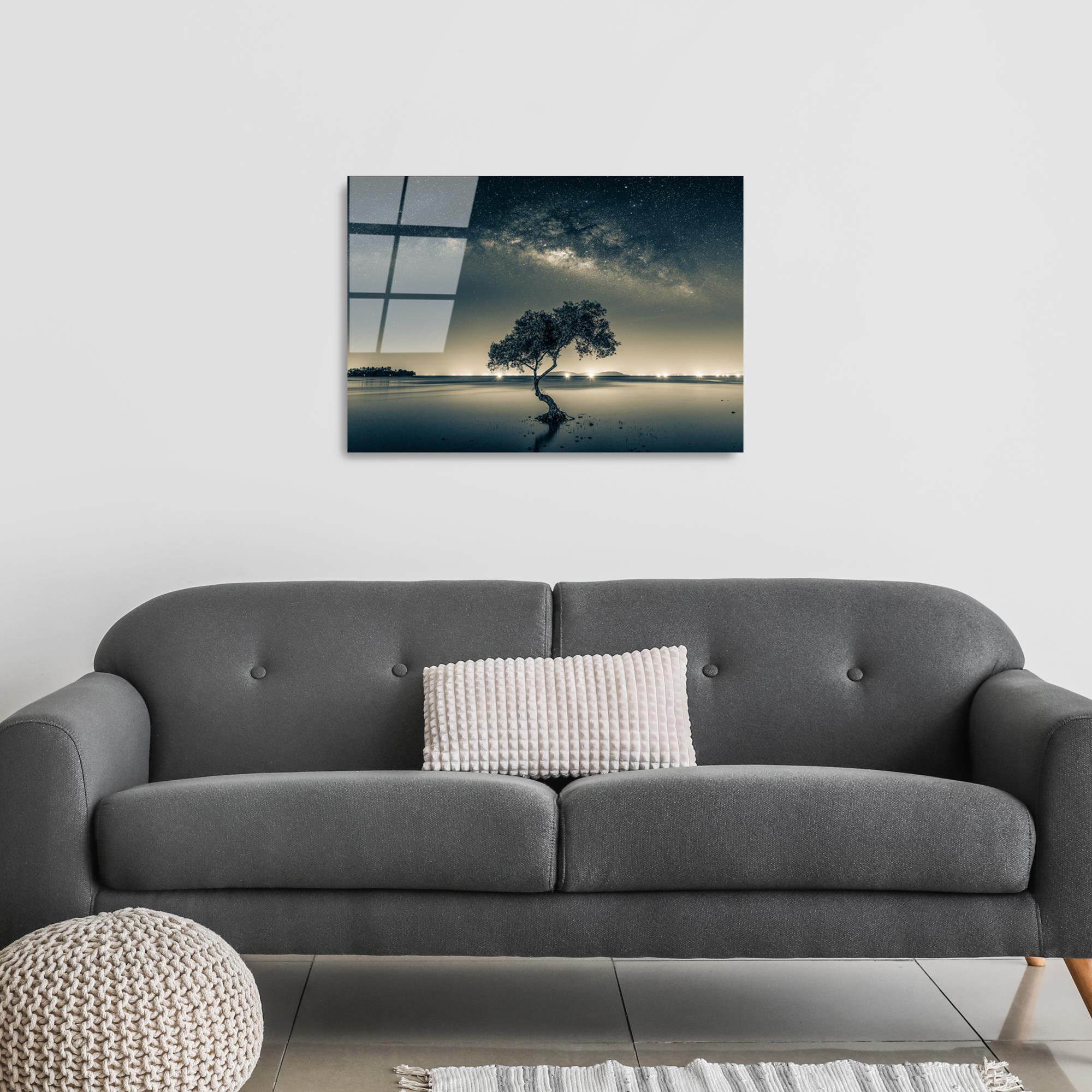 UV-436 Baskılı Cam Dikdörtgen Duvar Tablosu | ByLamp