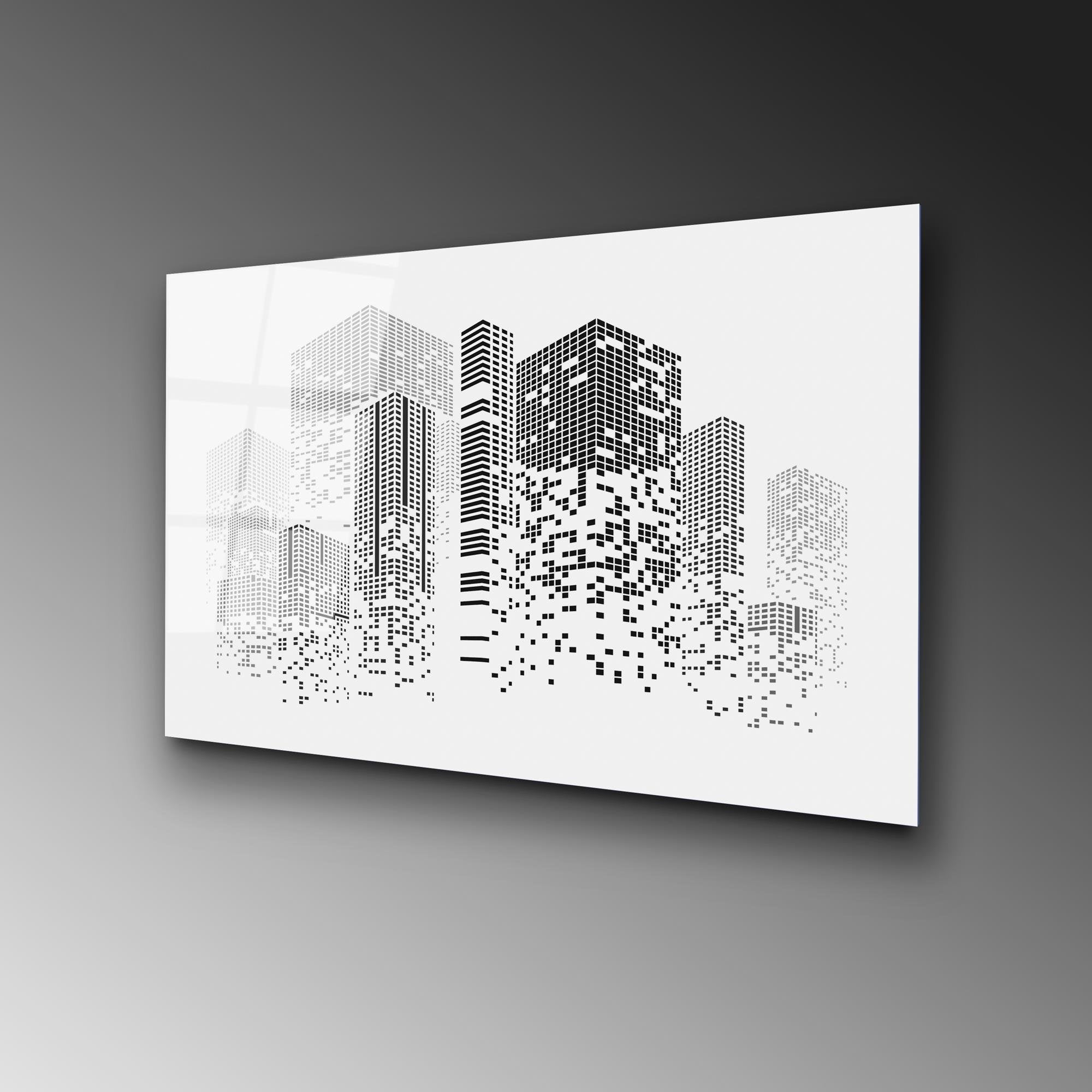 UV-437 Baskılı Cam Dikdörtgen Duvar Tablosu | ByLamp