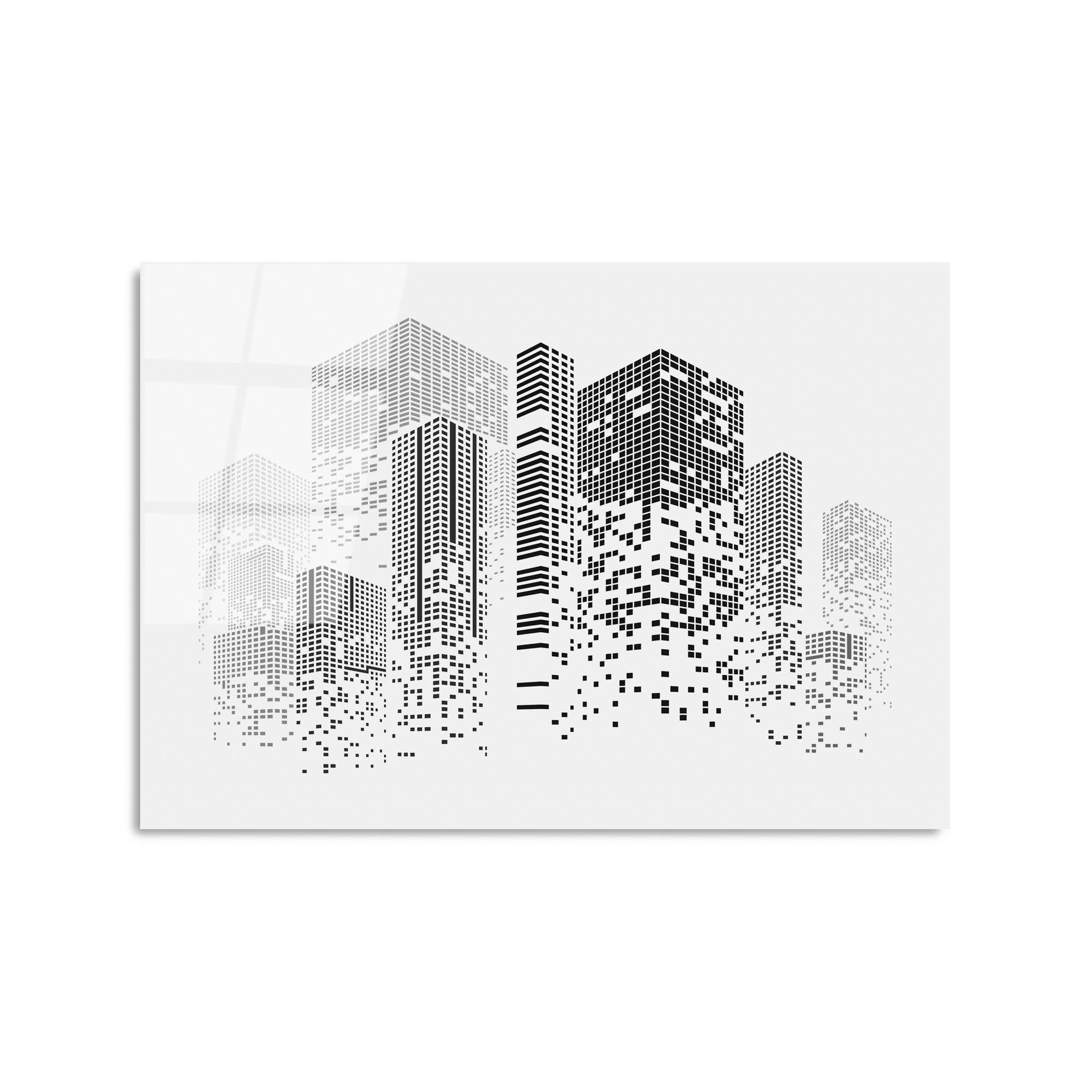 UV-437 Baskılı Cam Dikdörtgen Duvar Tablosu | ByLamp