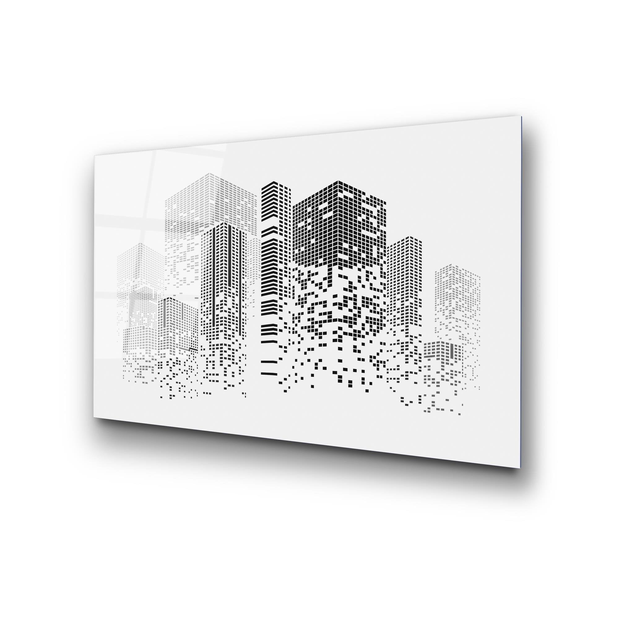 UV-437 Baskılı Cam Dikdörtgen Duvar Tablosu | ByLamp