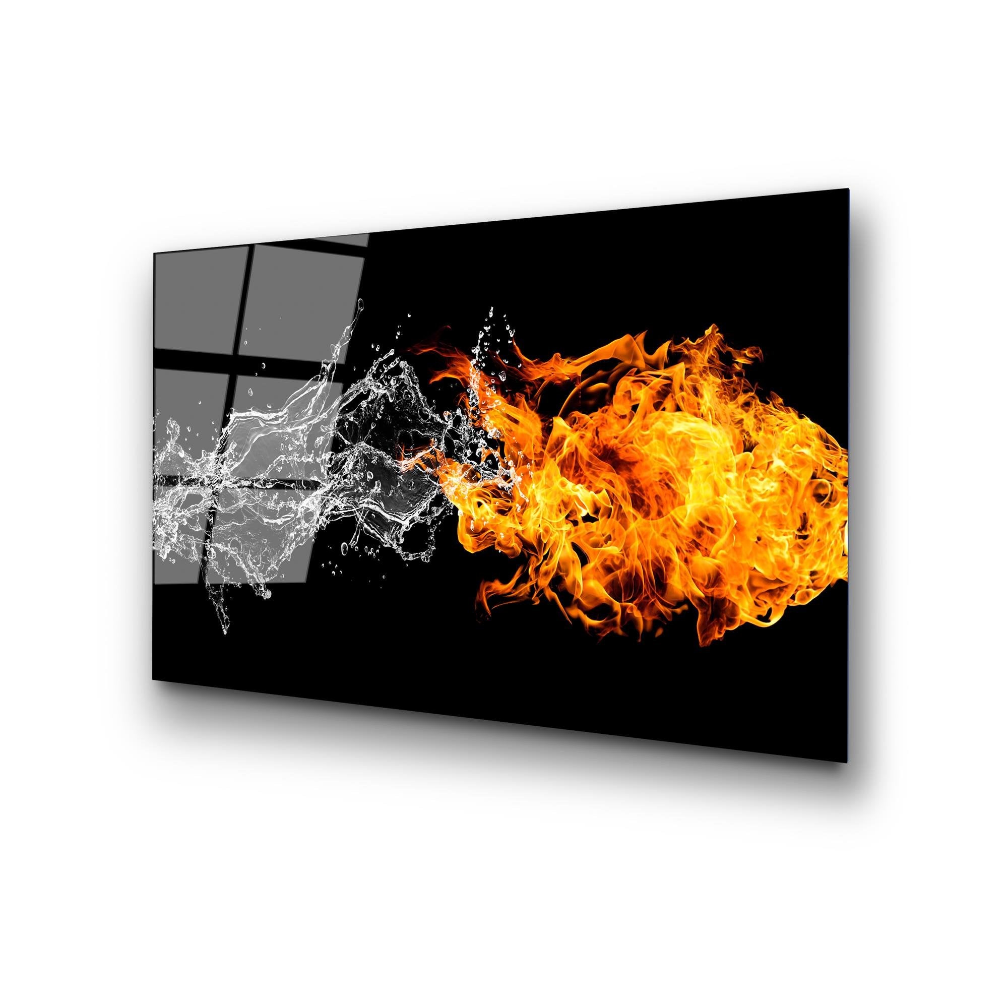 UV-443 Baskılı Cam Dikdörtgen Duvar Tablosu | ByLamp