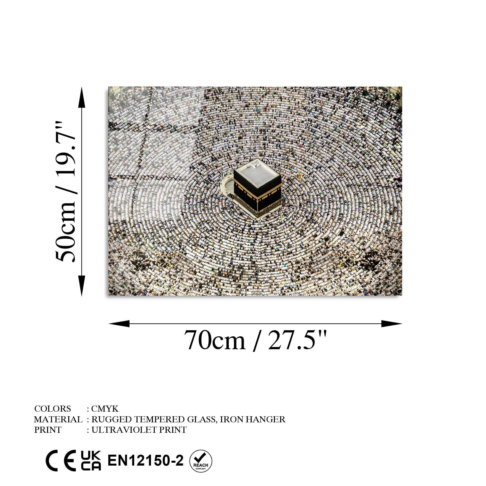 UV-444 Baskılı Cam Dikdörtgen Duvar Tablosu | ByLamp