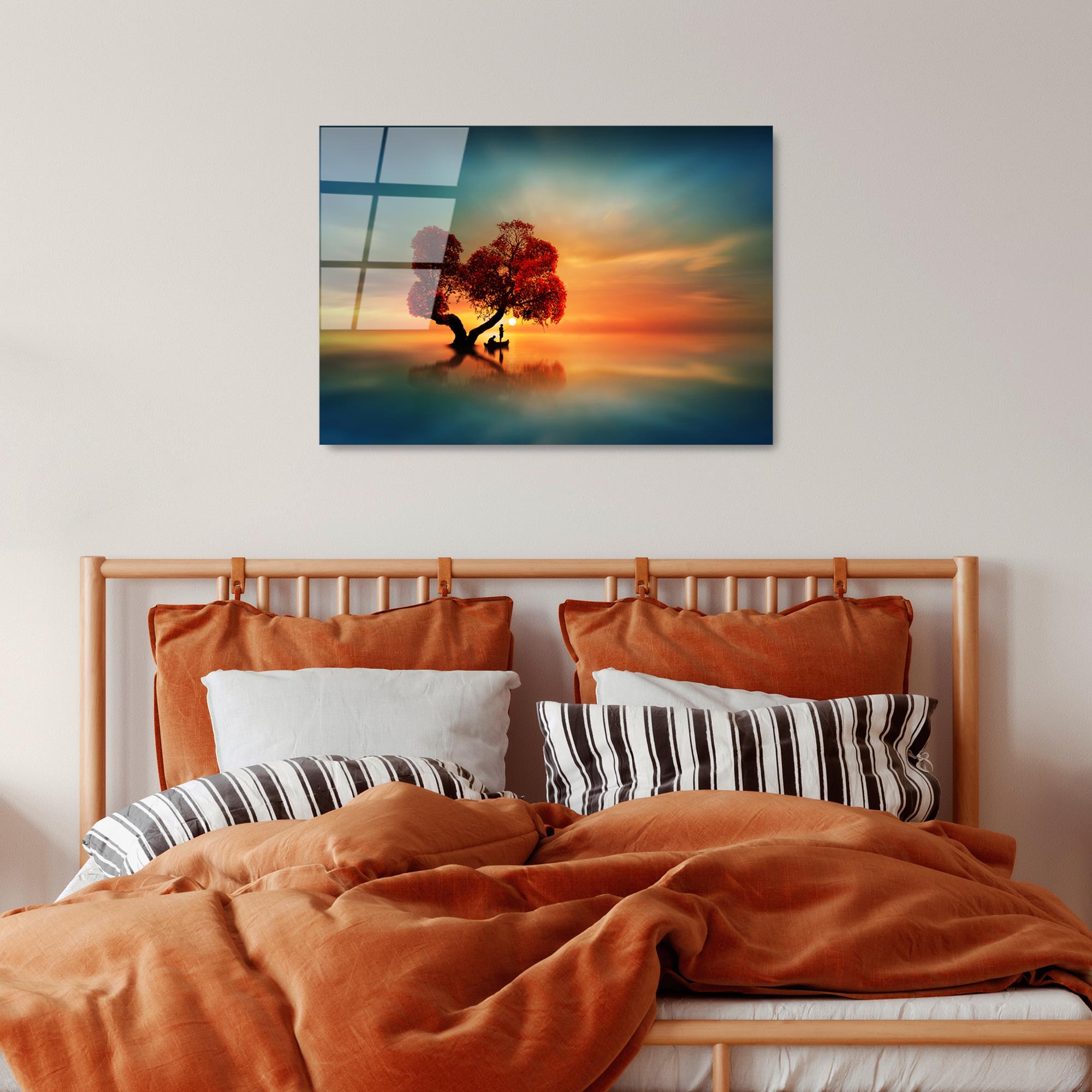 UV-450 Baskılı Cam Dikdörtgen Duvar Tablosu | ByLamp