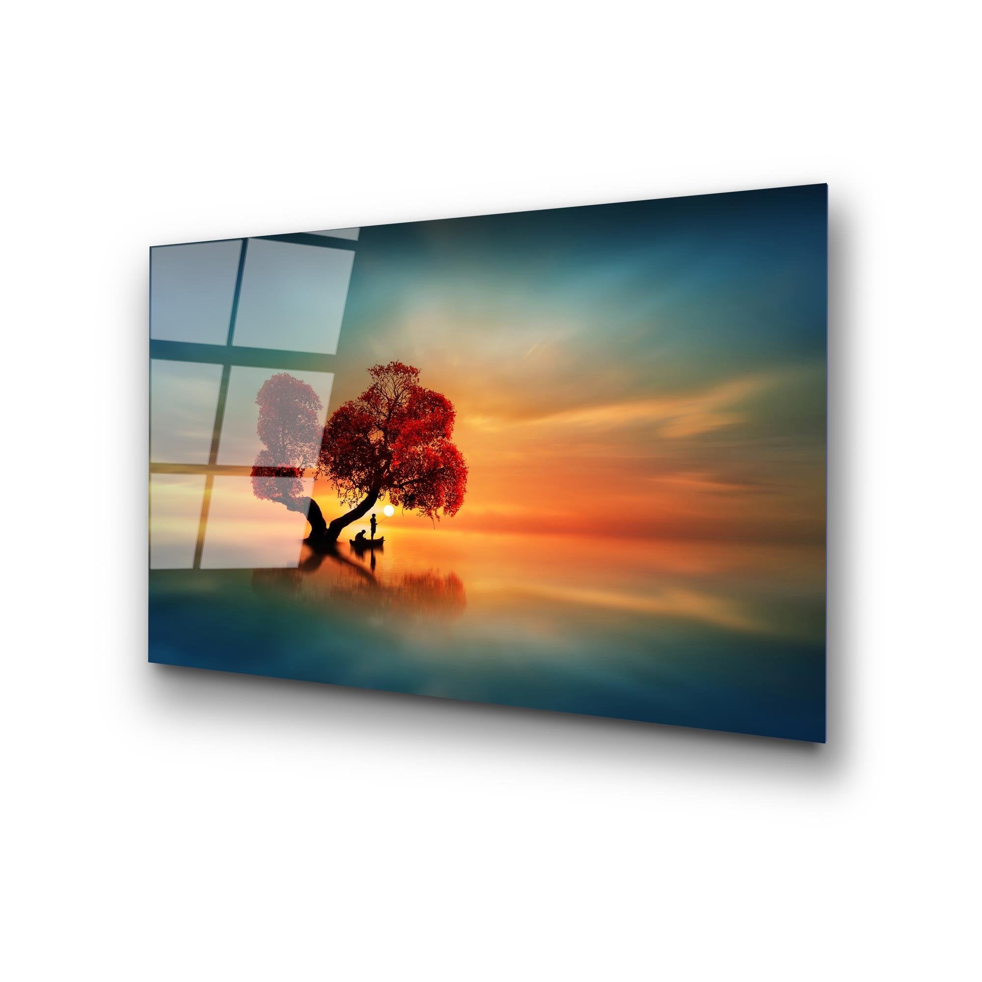 UV-450 Baskılı Cam Dikdörtgen Duvar Tablosu | ByLamp