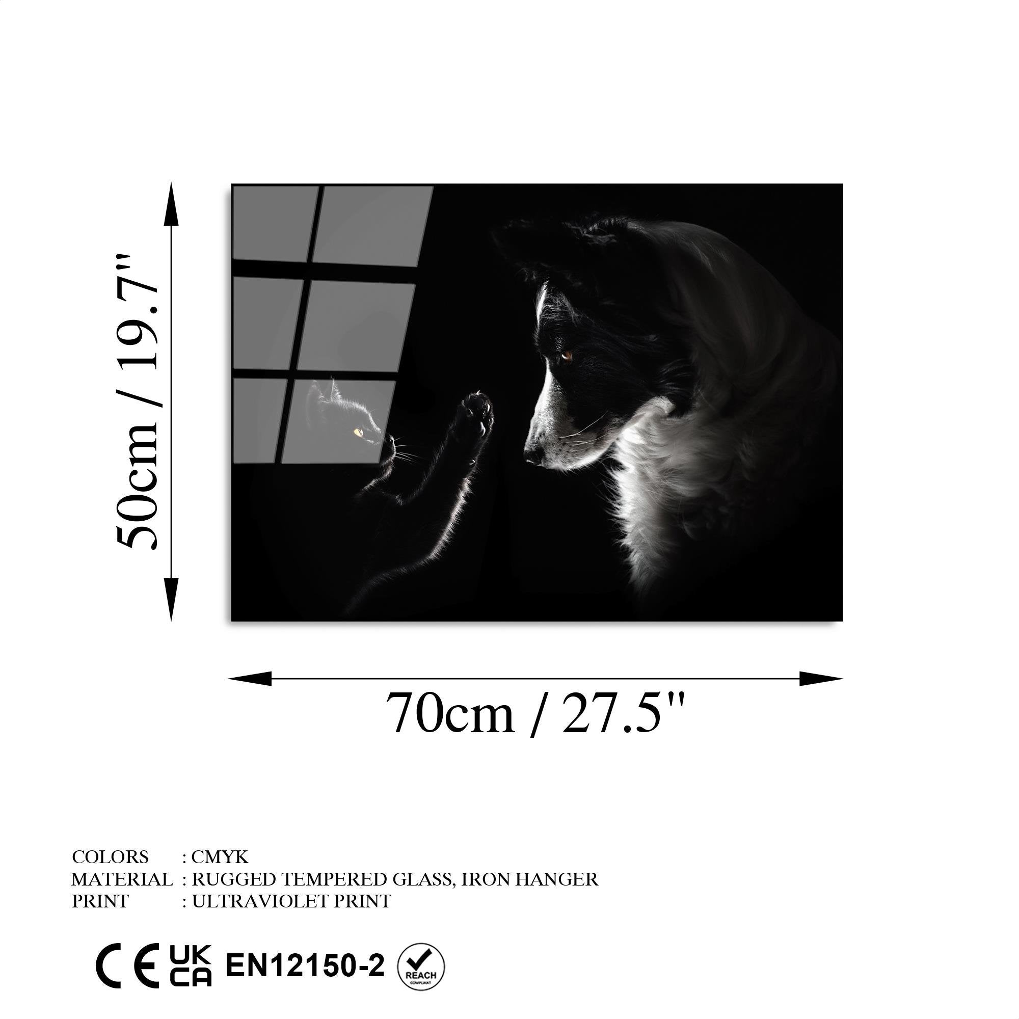 UV-453 Baskılı Cam Dikdörtgen Duvar Tablosu | ByLamp