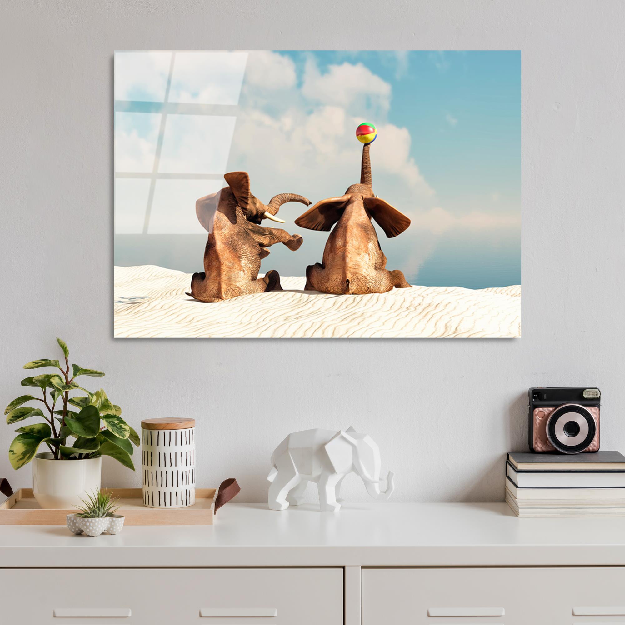 UV-456 Baskılı Cam Dikdörtgen Duvar Tablosu | ByLamp