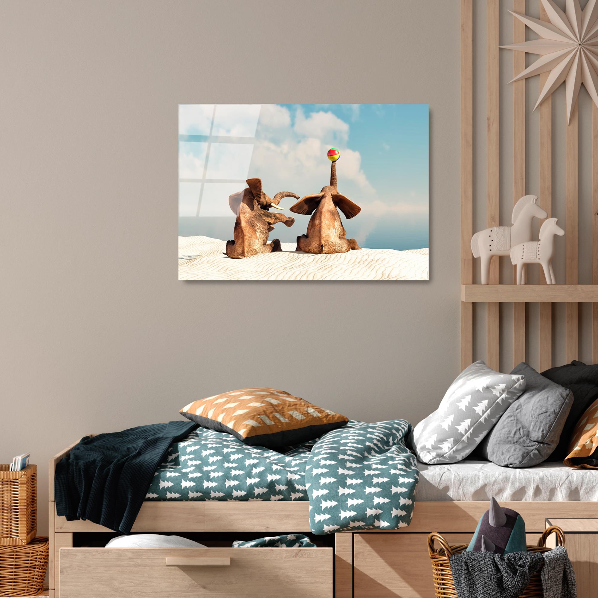 UV-456 Baskılı Cam Dikdörtgen Duvar Tablosu | ByLamp