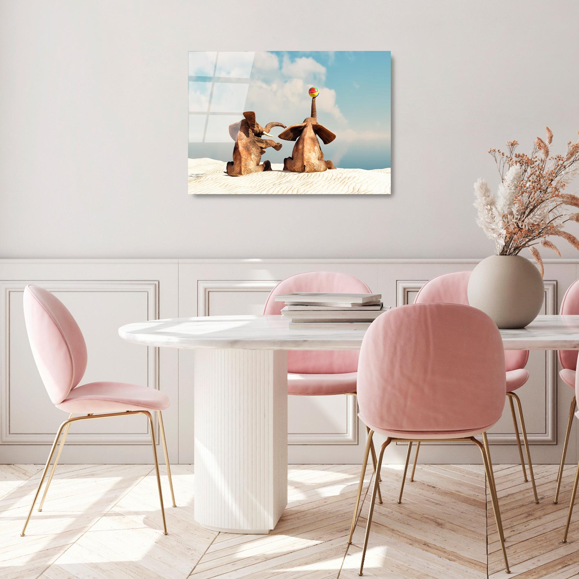 UV-456 Baskılı Cam Dikdörtgen Duvar Tablosu | ByLamp