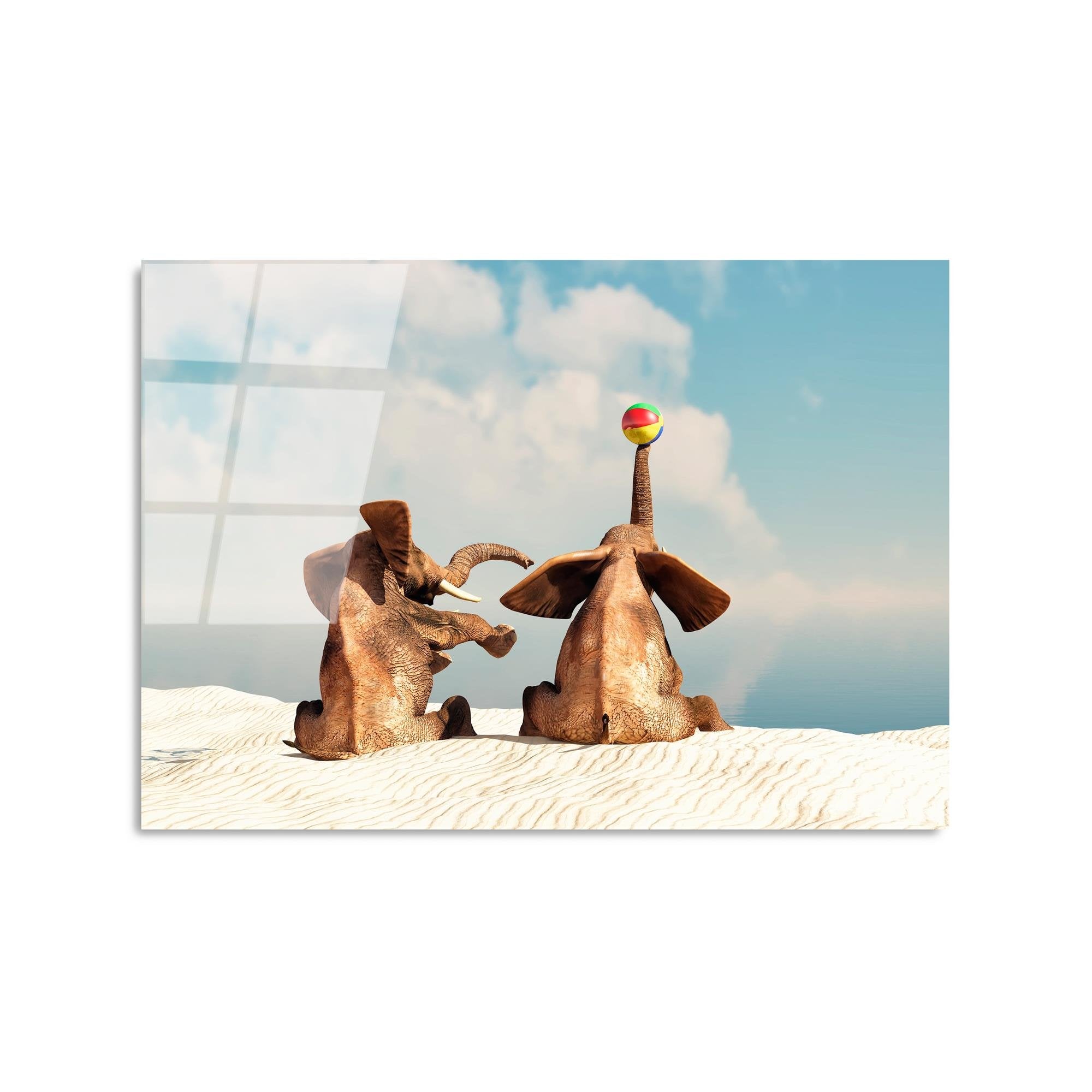 UV-456 Baskılı Cam Dikdörtgen Duvar Tablosu | ByLamp