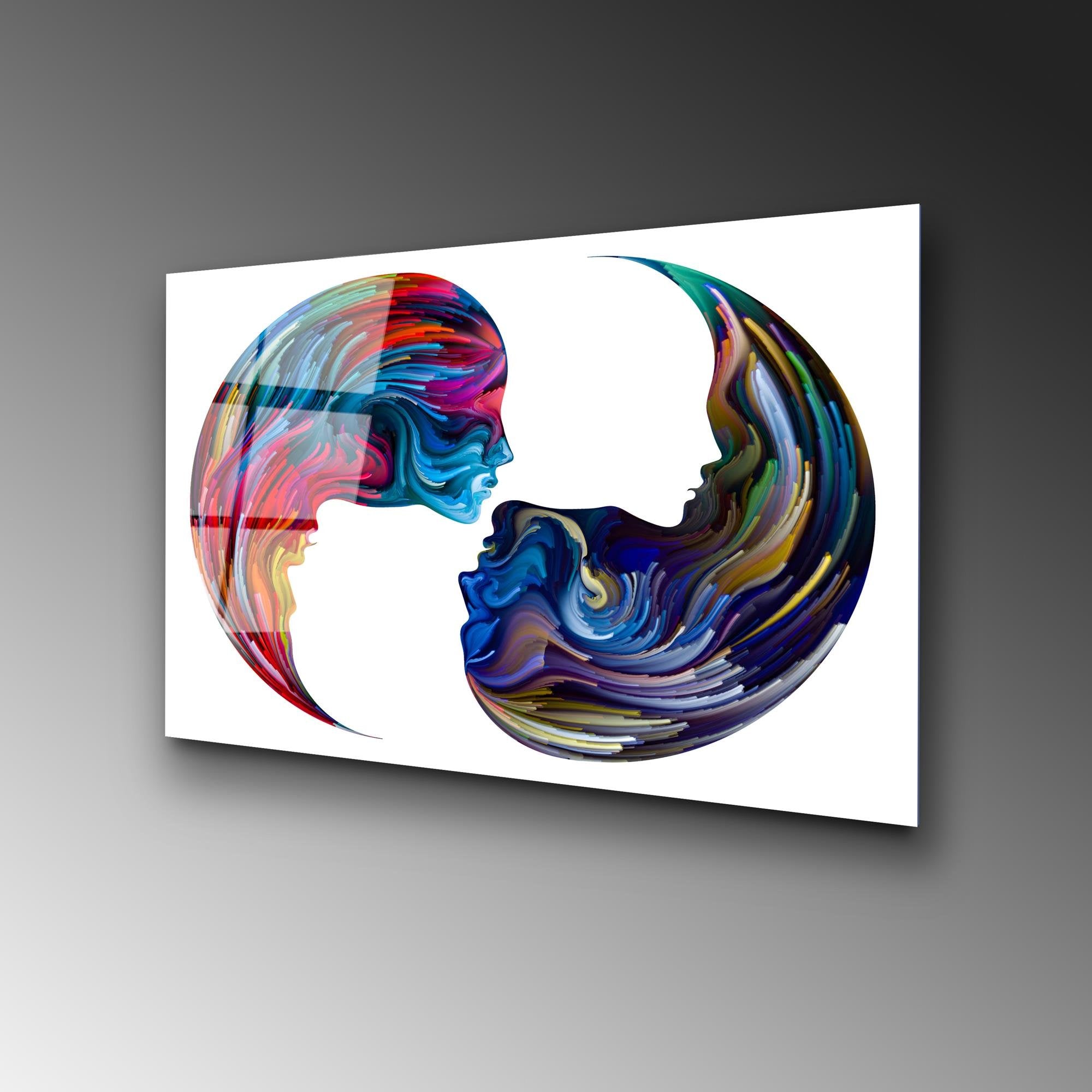 UV-457 Baskılı Cam Dikdörtgen Duvar Tablosu | ByLamp