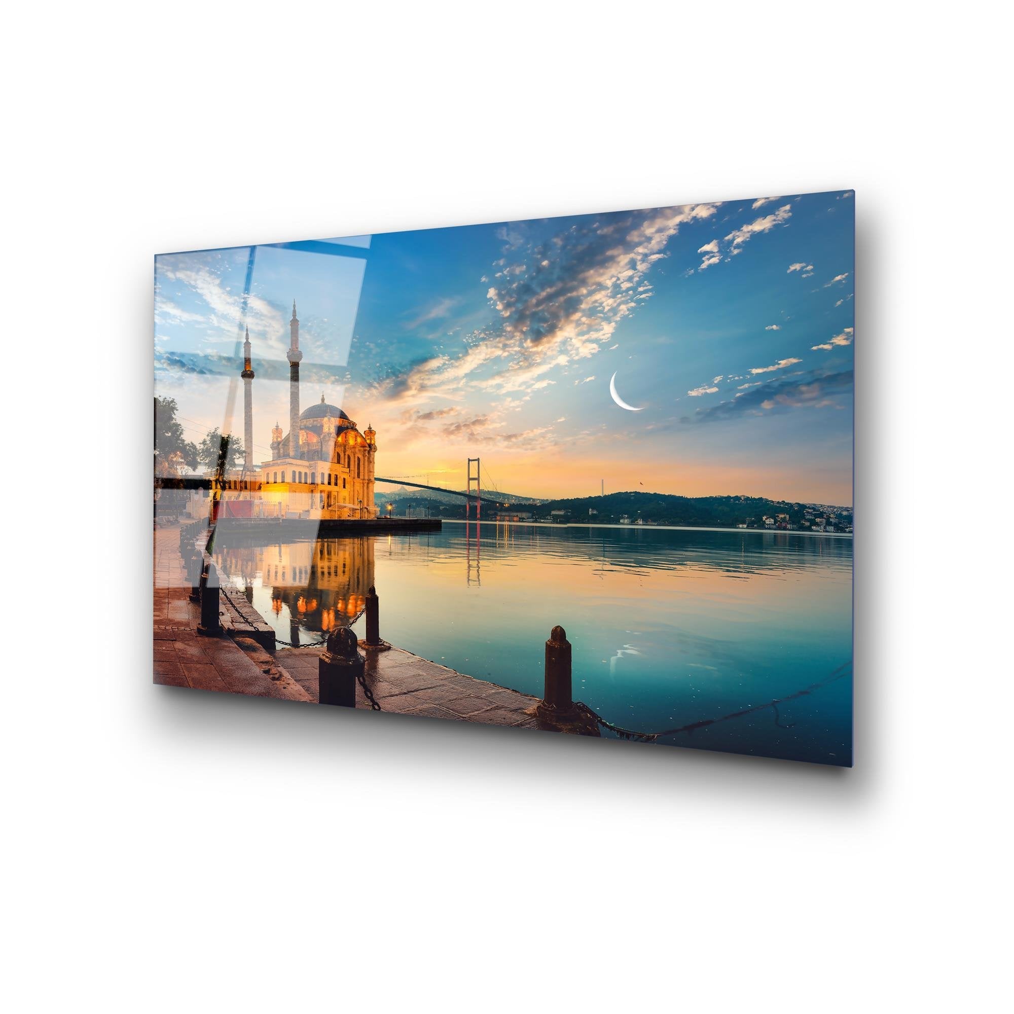 UV-459 Baskılı Cam Dikdörtgen Duvar Tablosu | ByLamp