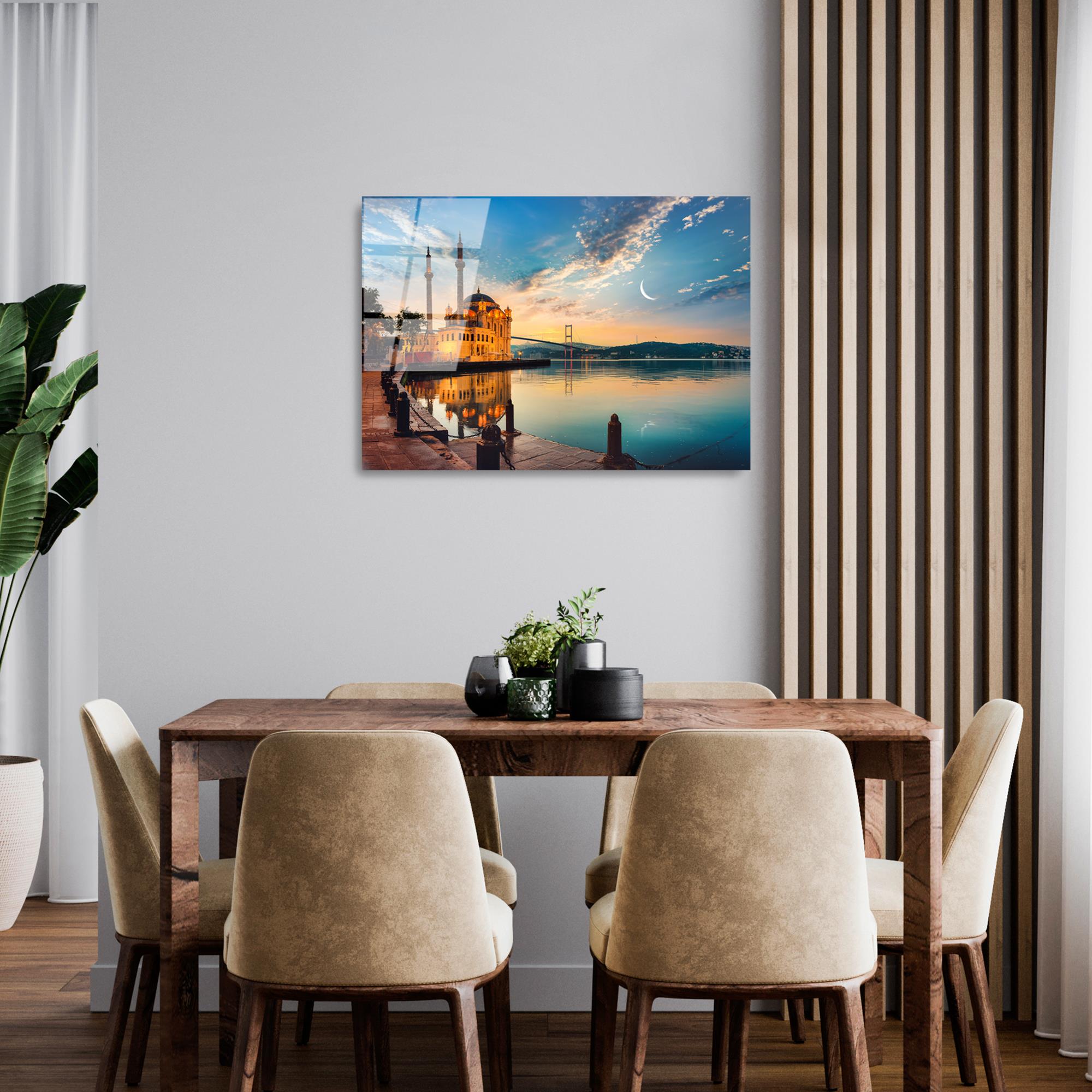 UV-459 Baskılı Cam Dikdörtgen Duvar Tablosu | ByLamp