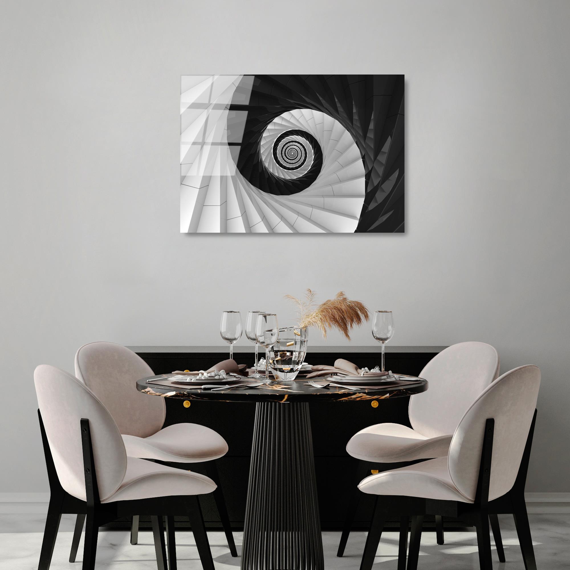 UV-461 Baskılı Cam Dikdörtgen Duvar Tablosu | ByLamp