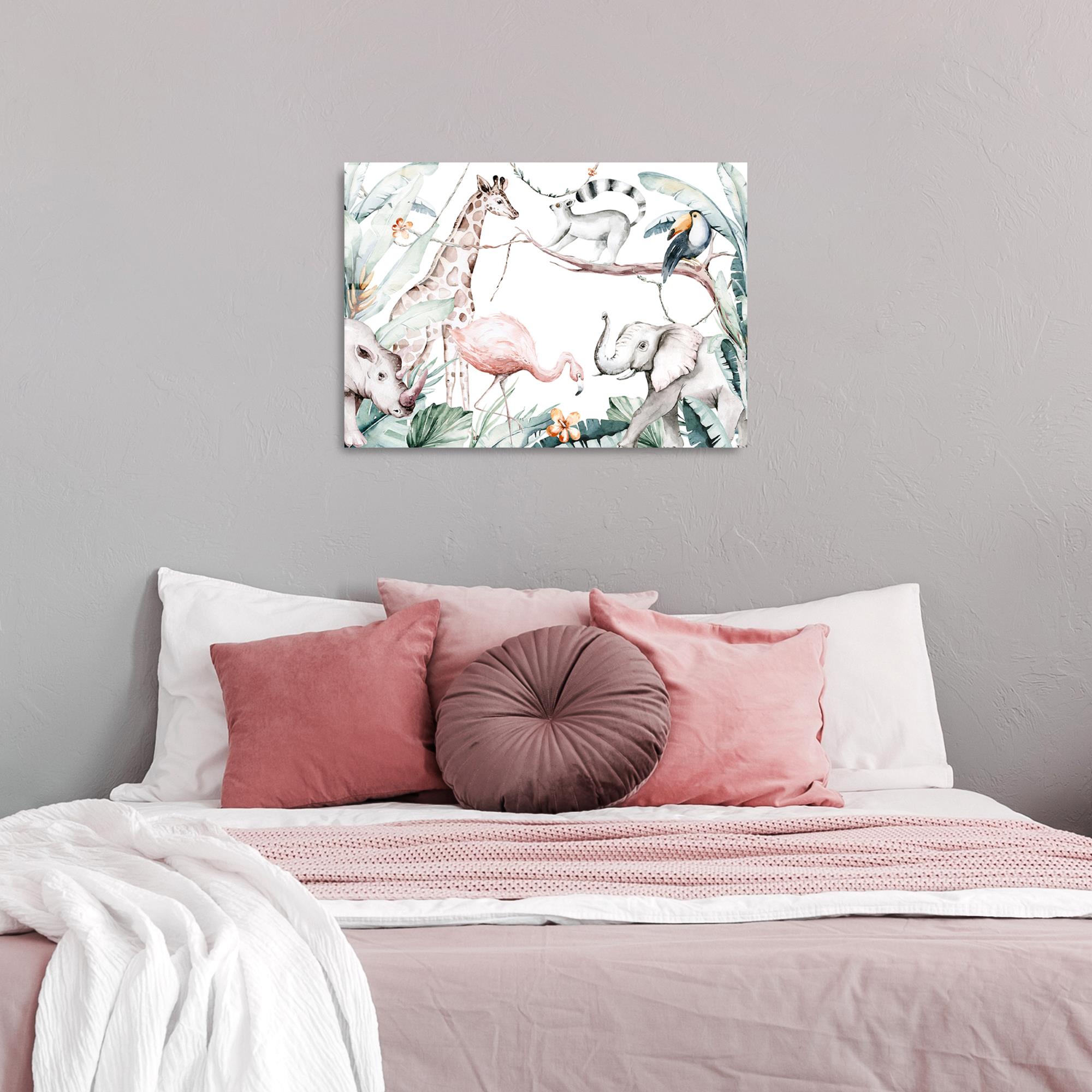 UV-462 Baskılı Cam Dikdörtgen Duvar Tablosu | ByLamp