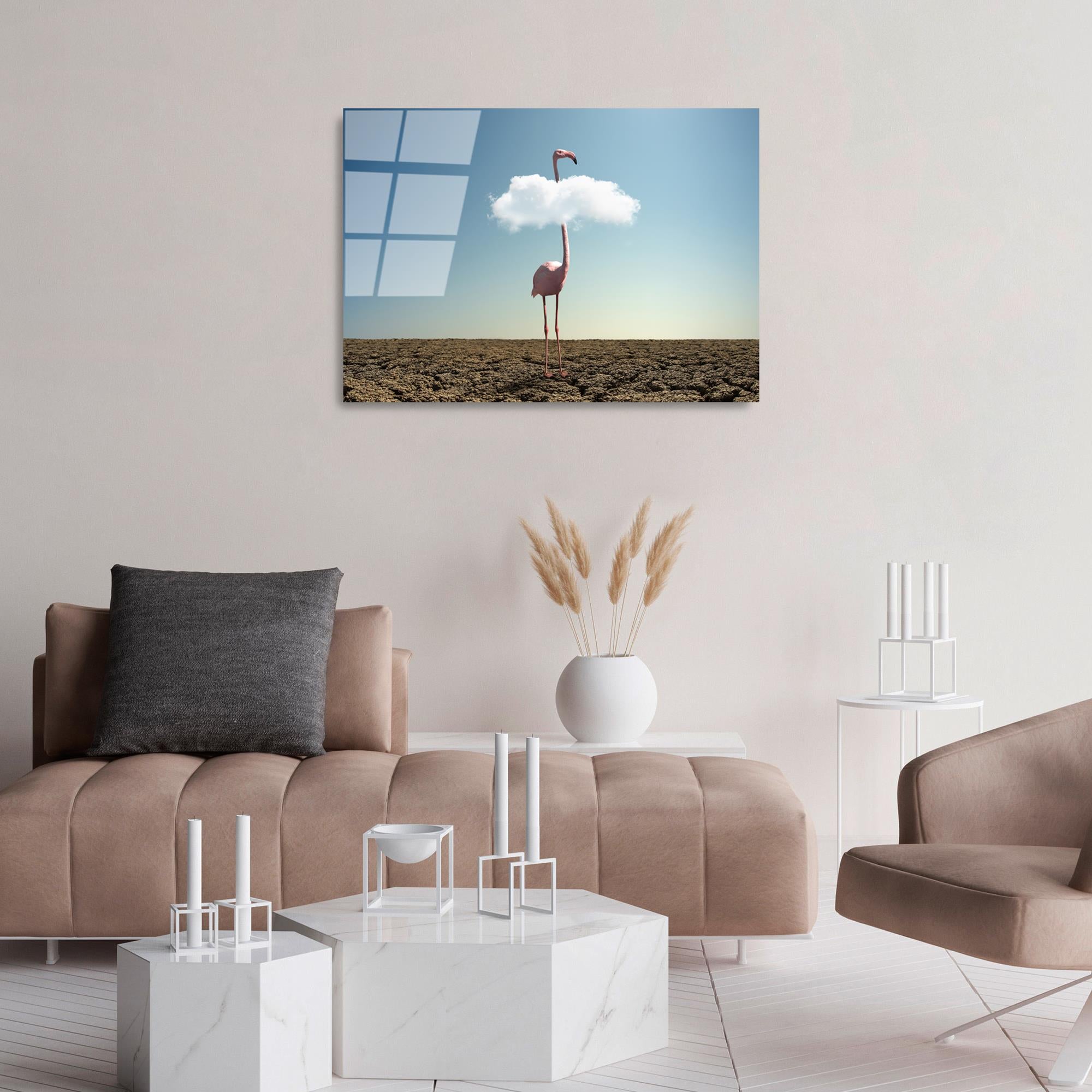 UV-464 Baskılı Cam Dikdörtgen Duvar Tablosu | ByLamp