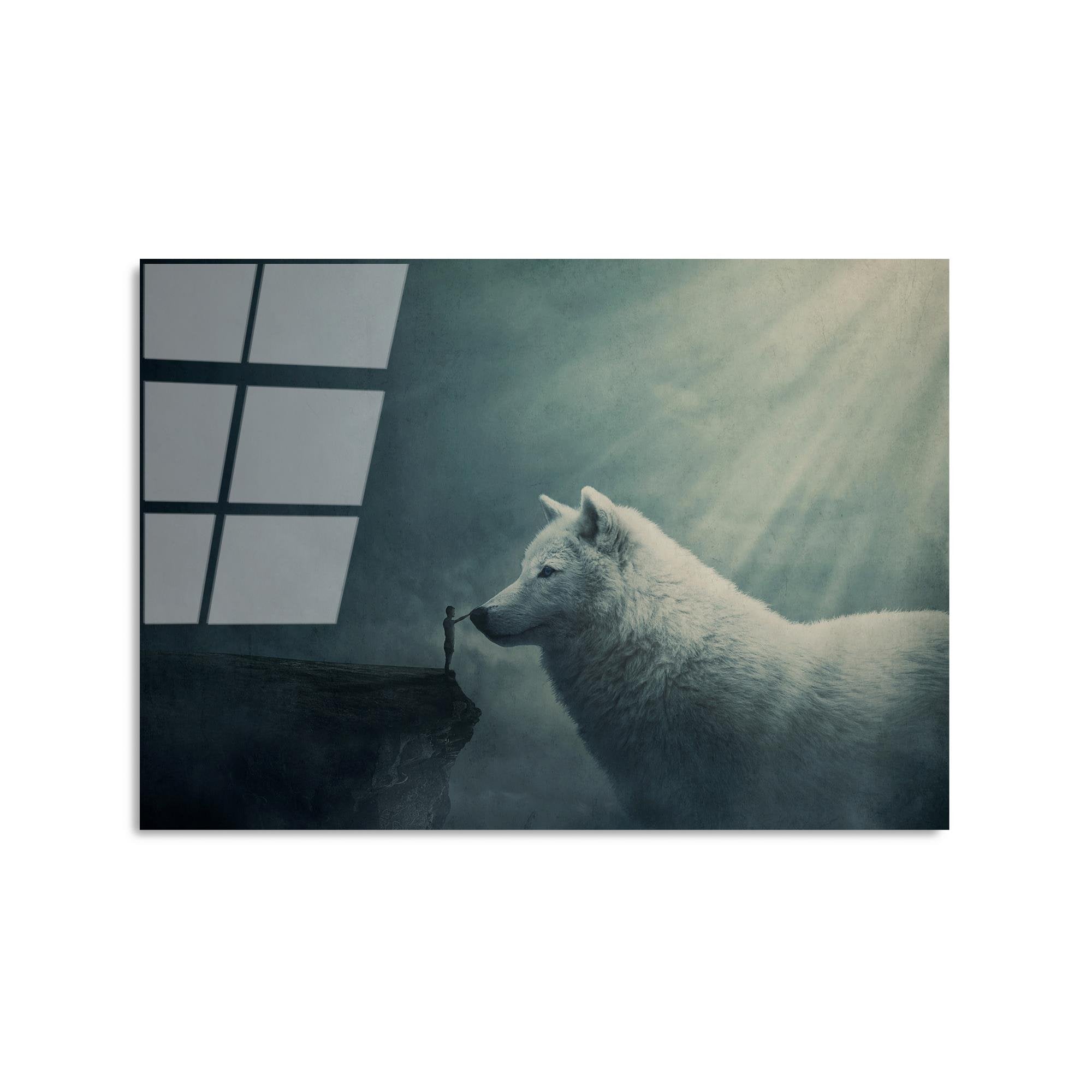 UV-465 Baskılı Cam Dikdörtgen Duvar Tablosu | ByLamp