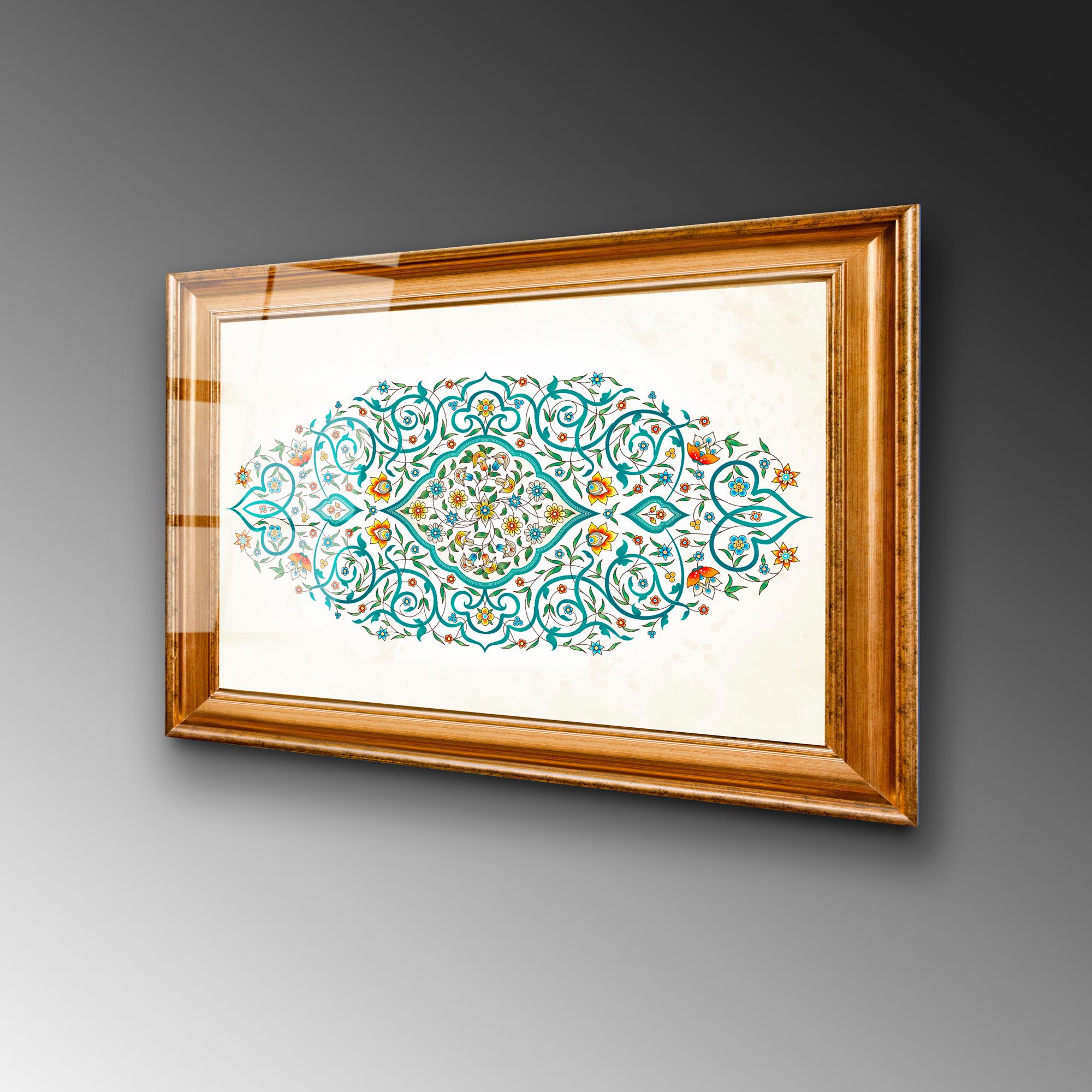 UV-475 Baskılı Cam Dikdörtgen Duvar Tablosu | ByLamp