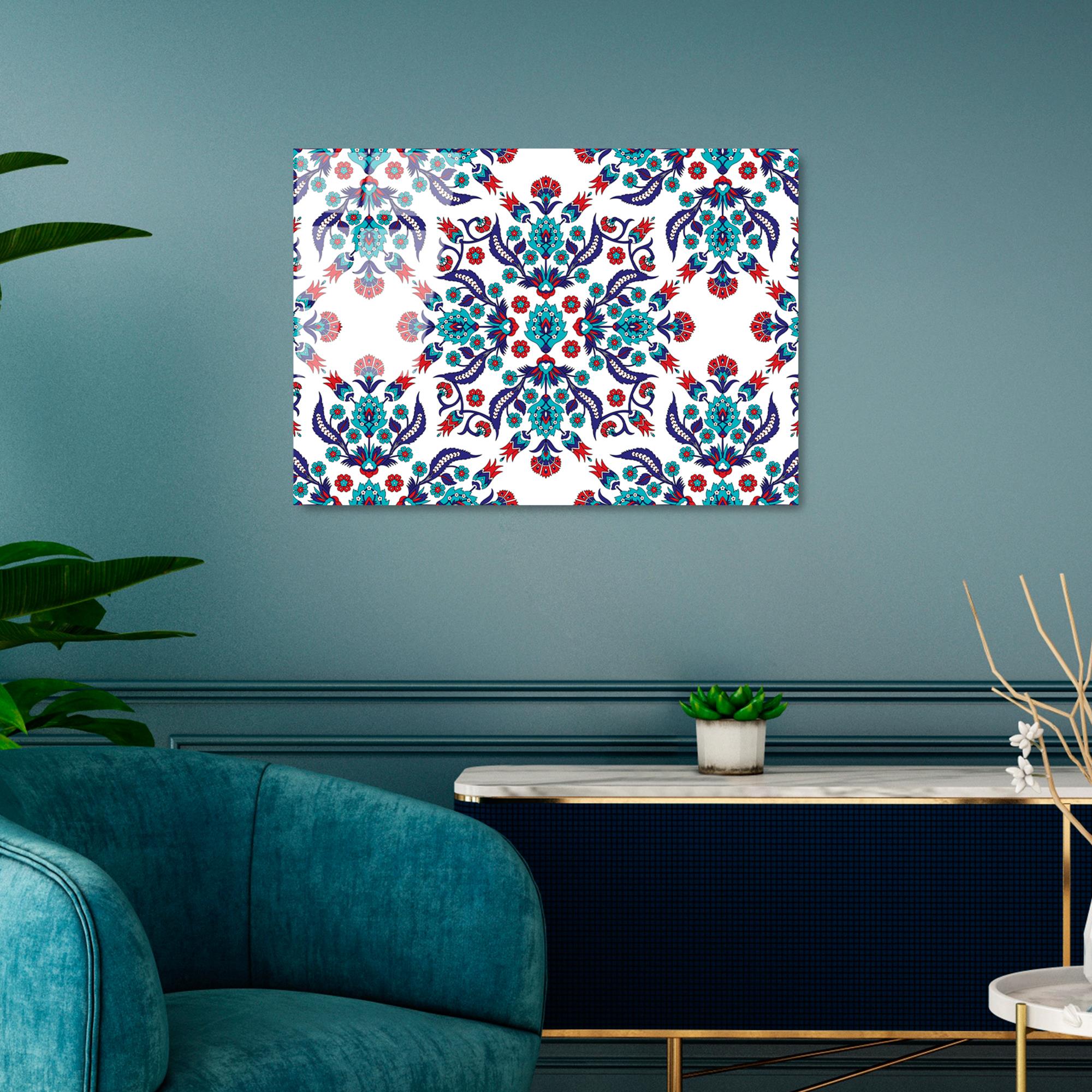 UV-477 Baskılı Cam Dikdörtgen Duvar Tablosu | ByLamp