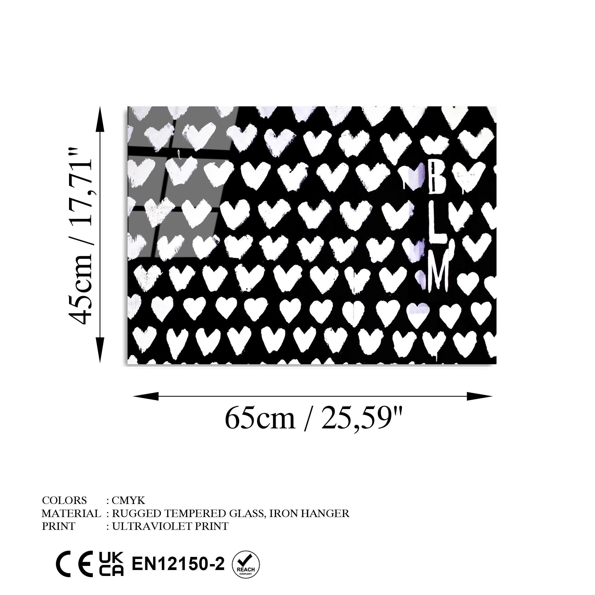 UV-479 Baskılı Cam Dikdörtgen Duvar Tablosu | ByLamp