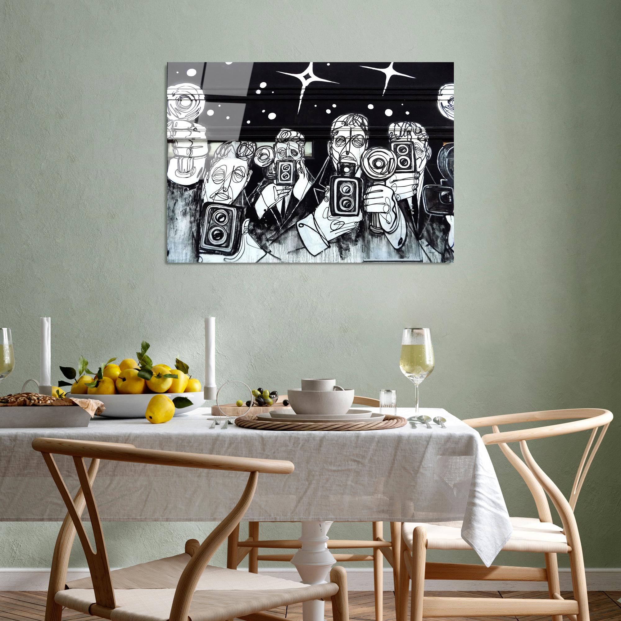 UV-480 Baskılı Cam Dikdörtgen Duvar Tablosu | ByLamp