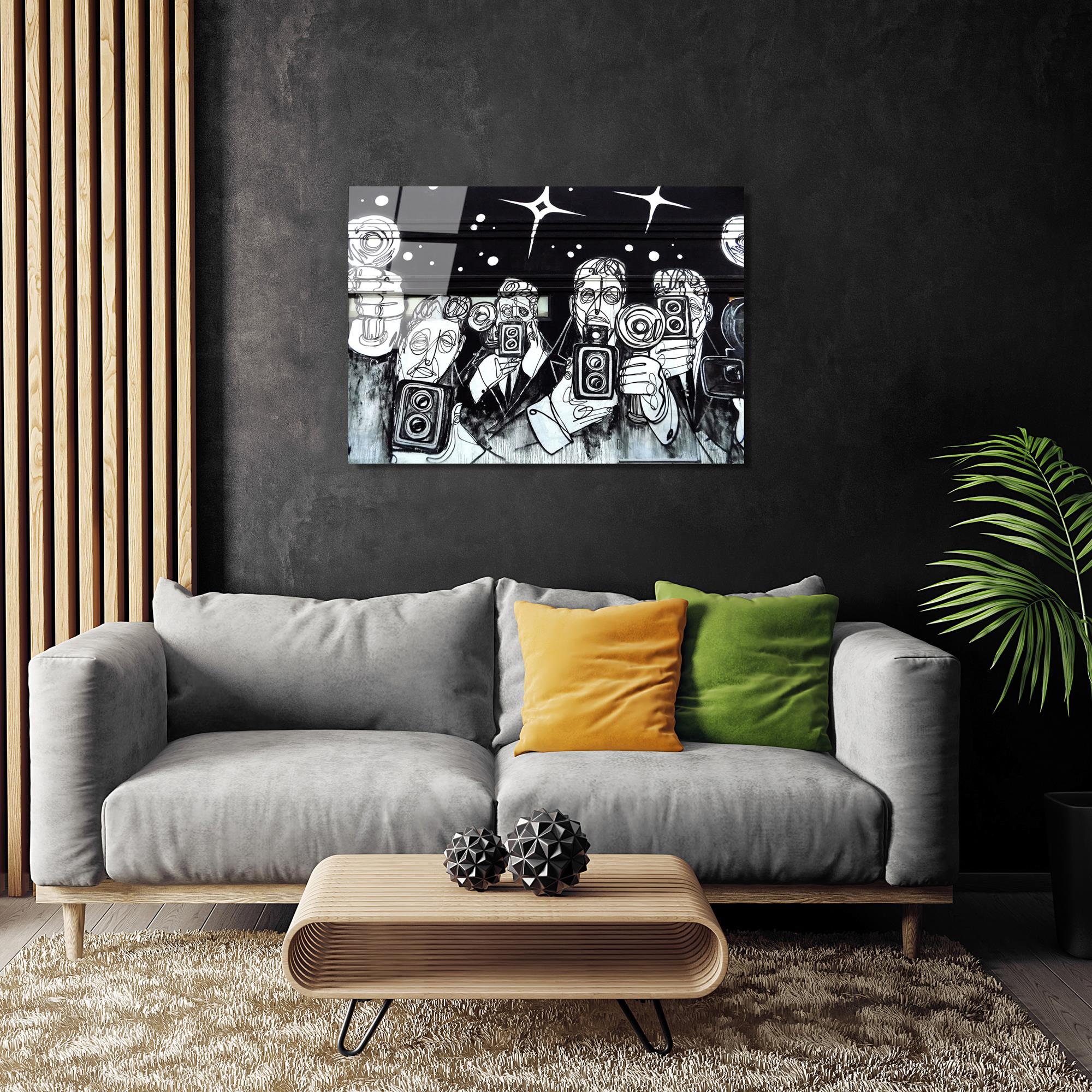 UV-480 Baskılı Cam Dikdörtgen Duvar Tablosu | ByLamp