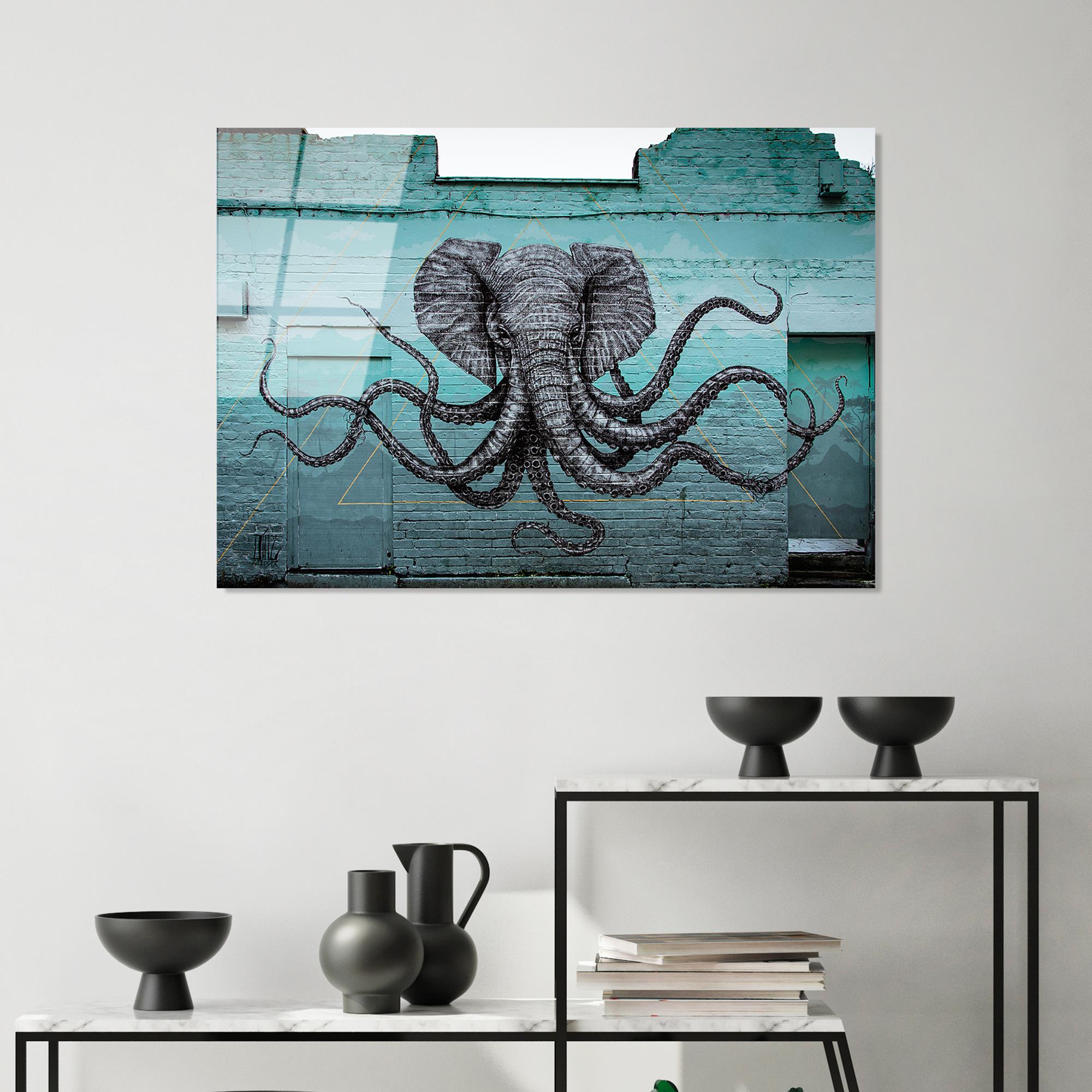 UV-481 Baskılı Cam Dikdörtgen Duvar Tablosu | ByLamp