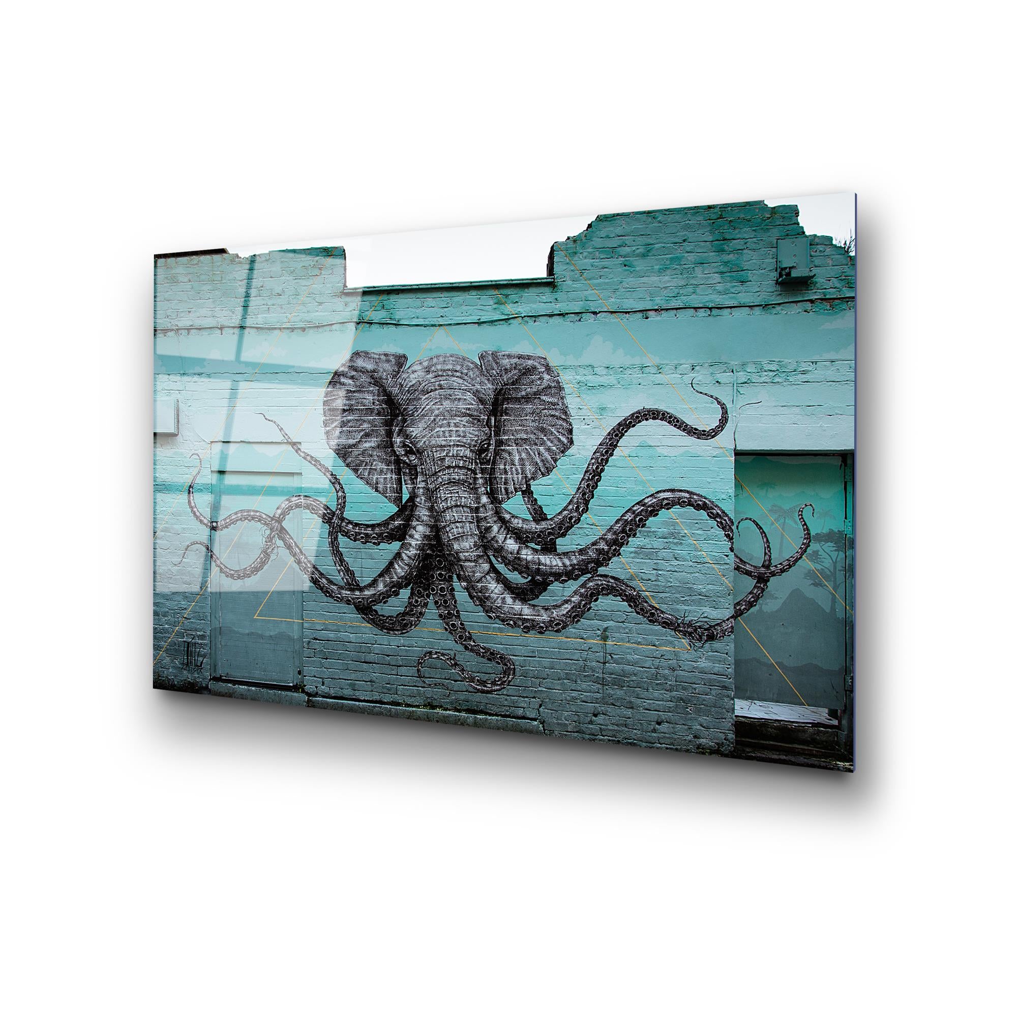 UV-481 Baskılı Cam Dikdörtgen Duvar Tablosu | ByLamp