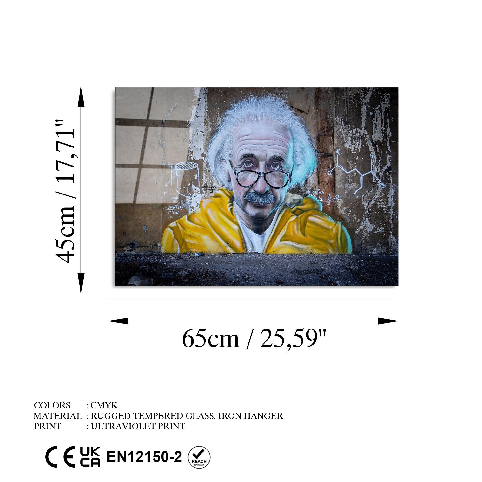 UV-482 Baskılı Cam Dikdörtgen Duvar Tablosu | ByLamp