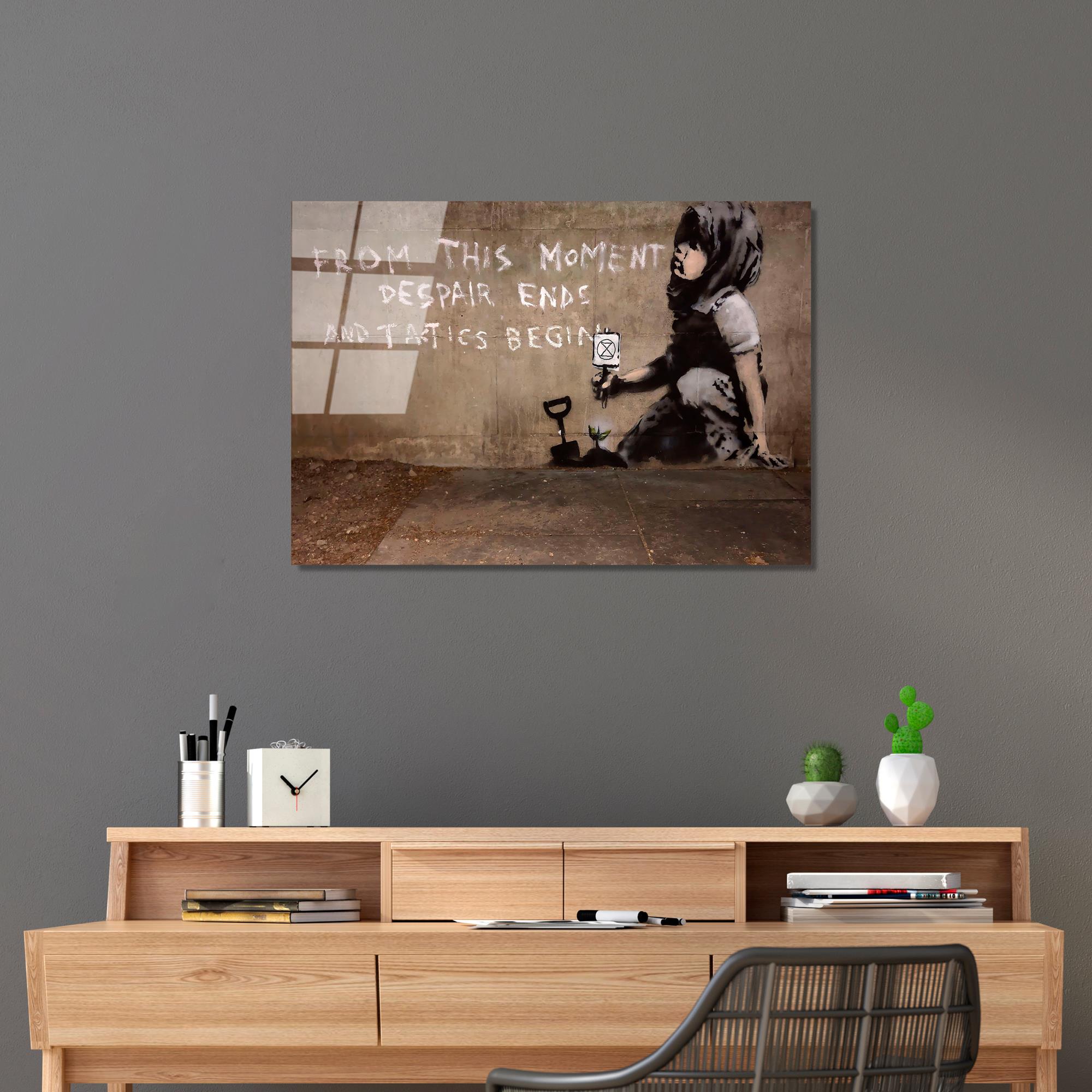 UV-483 Baskılı Cam Dikdörtgen Duvar Tablosu | ByLamp