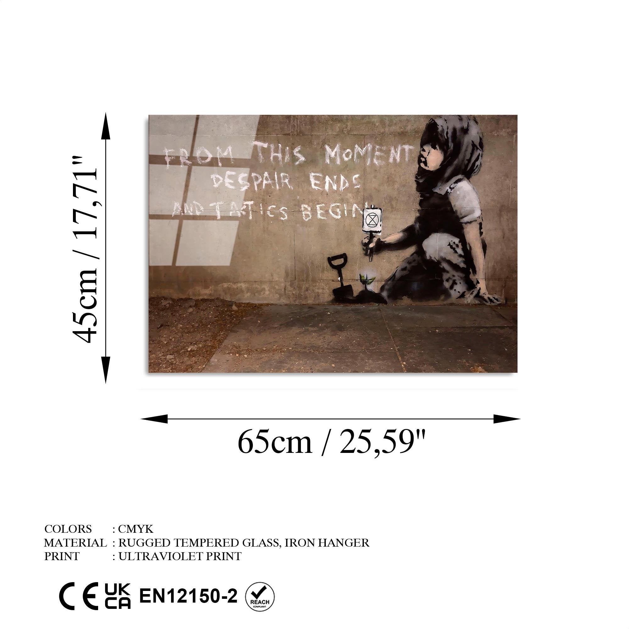 UV-483 Baskılı Cam Dikdörtgen Duvar Tablosu | ByLamp