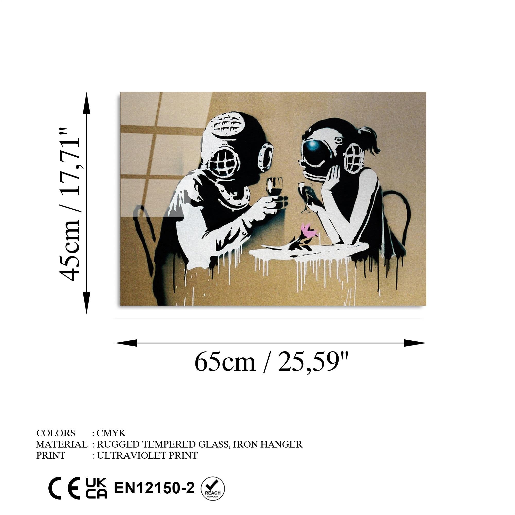 UV-492 Baskılı Cam Dikdörtgen Duvar Tablosu | ByLamp