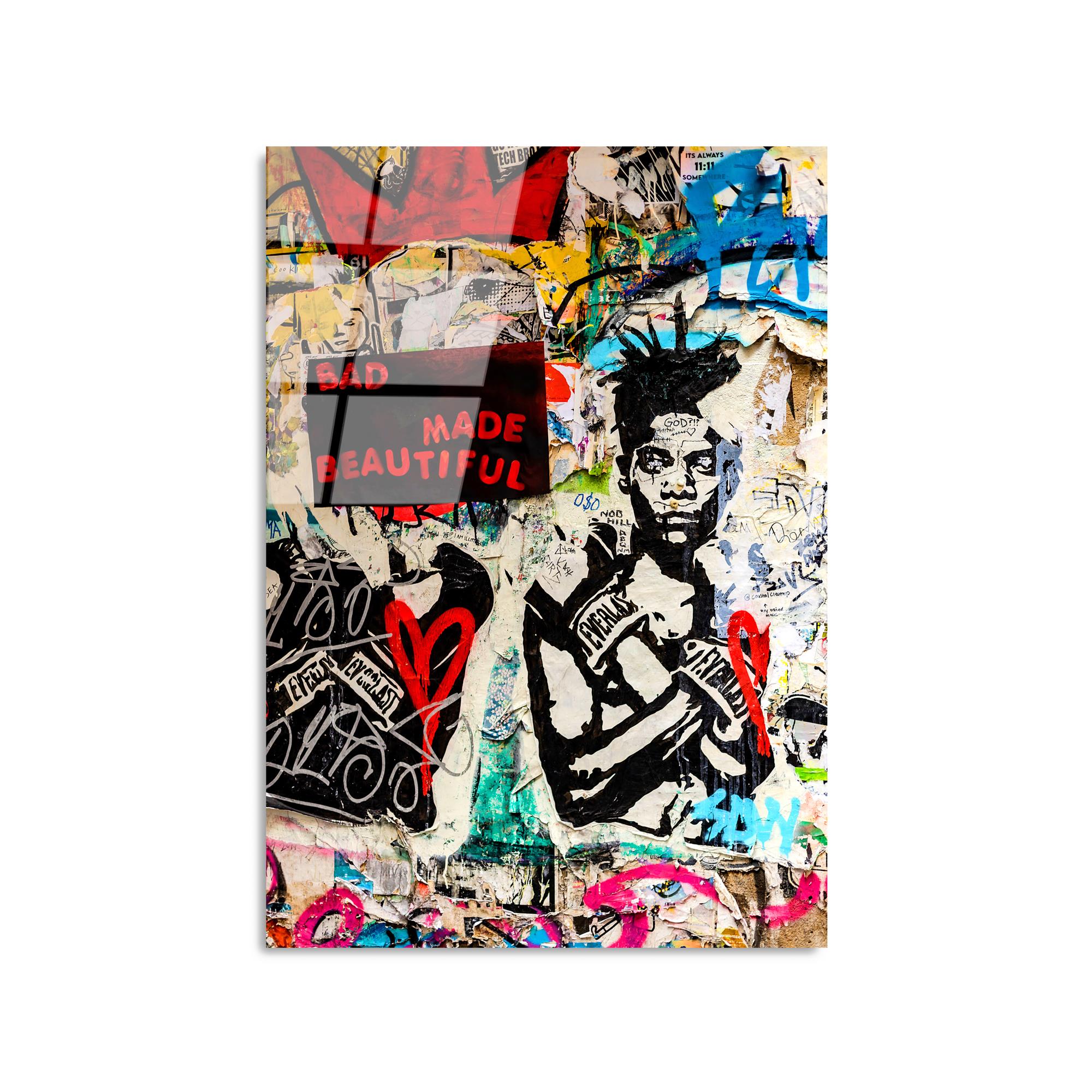 UV-495 Baskılı Cam Dikdörtgen Duvar Tablosu | ByLamp