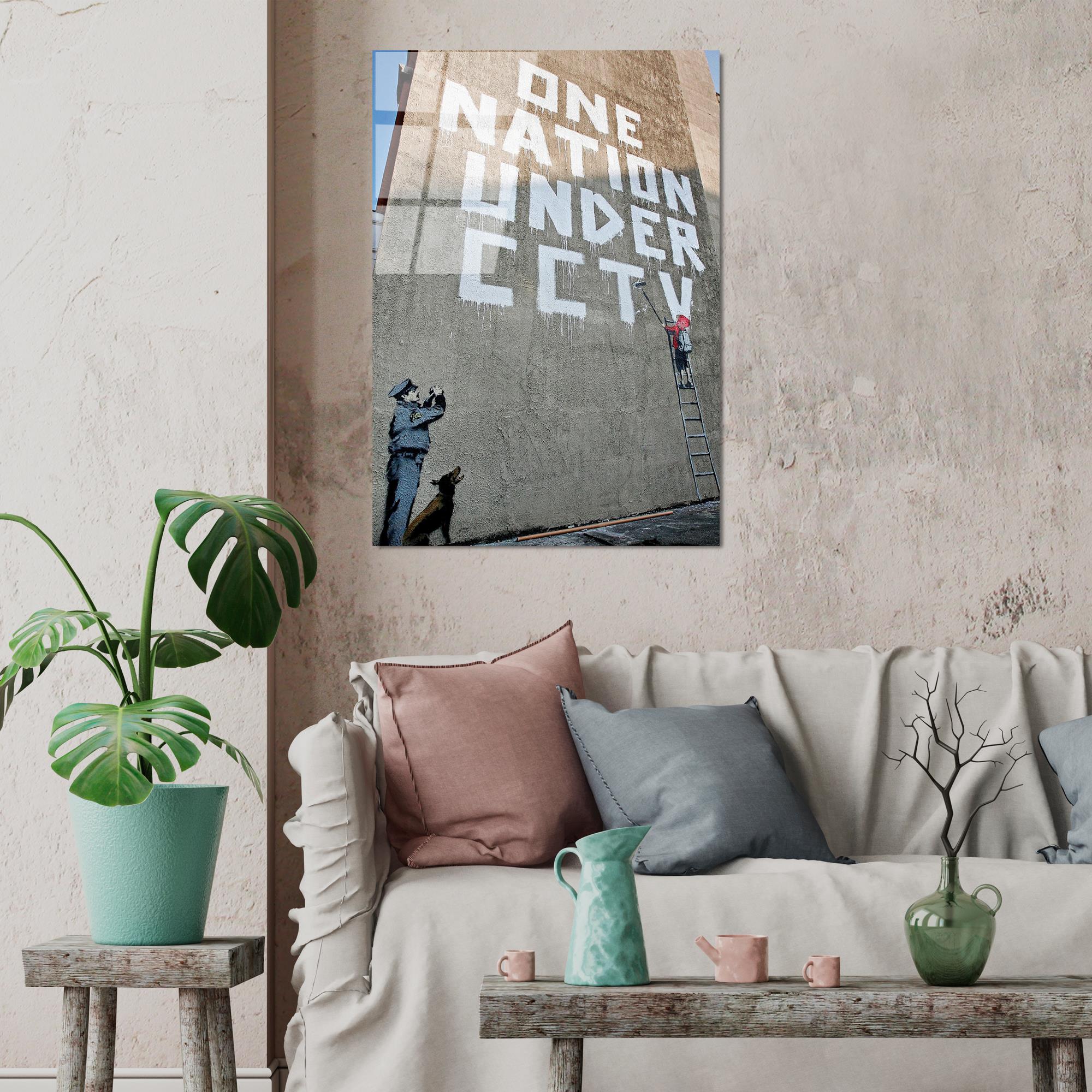 UV-498 Baskılı Cam Dikdörtgen Duvar Tablosu | ByLamp