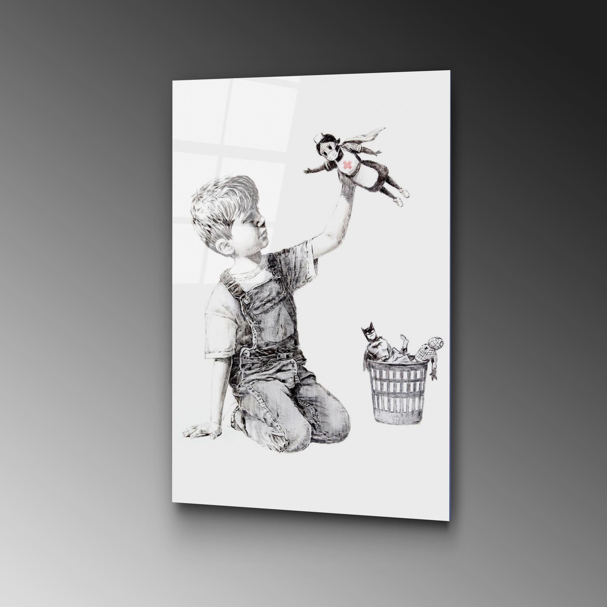 UV-499 Baskılı Cam Dikdörtgen Duvar Tablosu | ByLamp