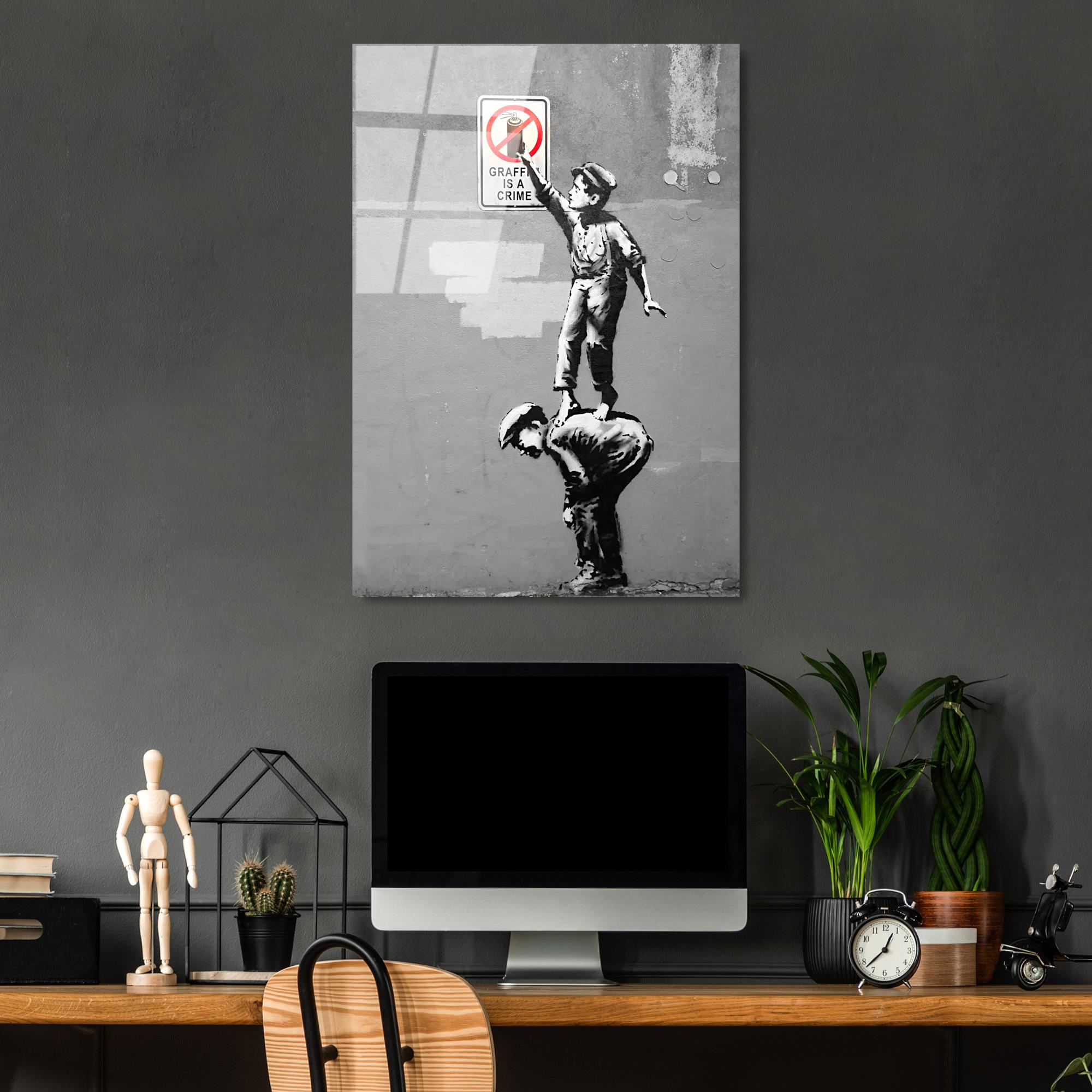 UV-501 Baskılı Cam Dikdörtgen Duvar Tablosu | ByLamp