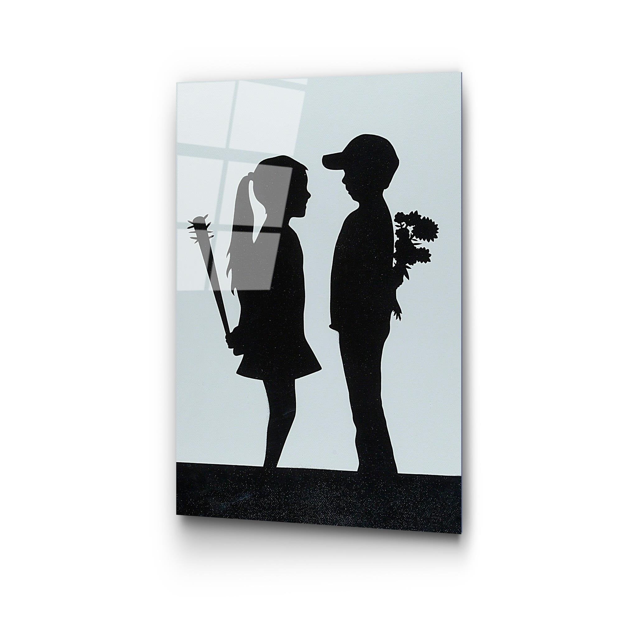 UV-502 Baskılı Cam Dikdörtgen Duvar Tablosu | ByLamp