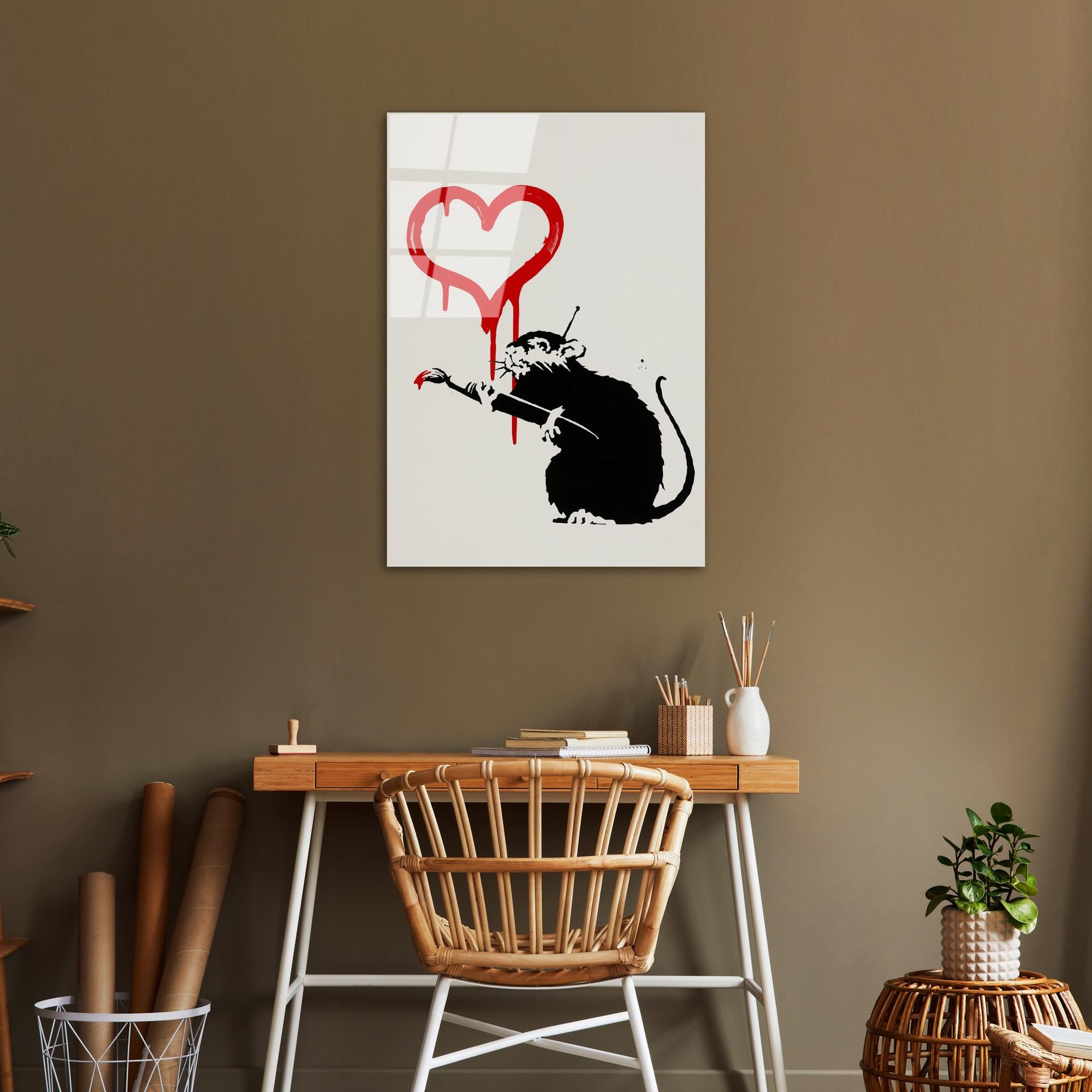 UV-503 Baskılı Cam Dikdörtgen Duvar Tablosu | ByLamp