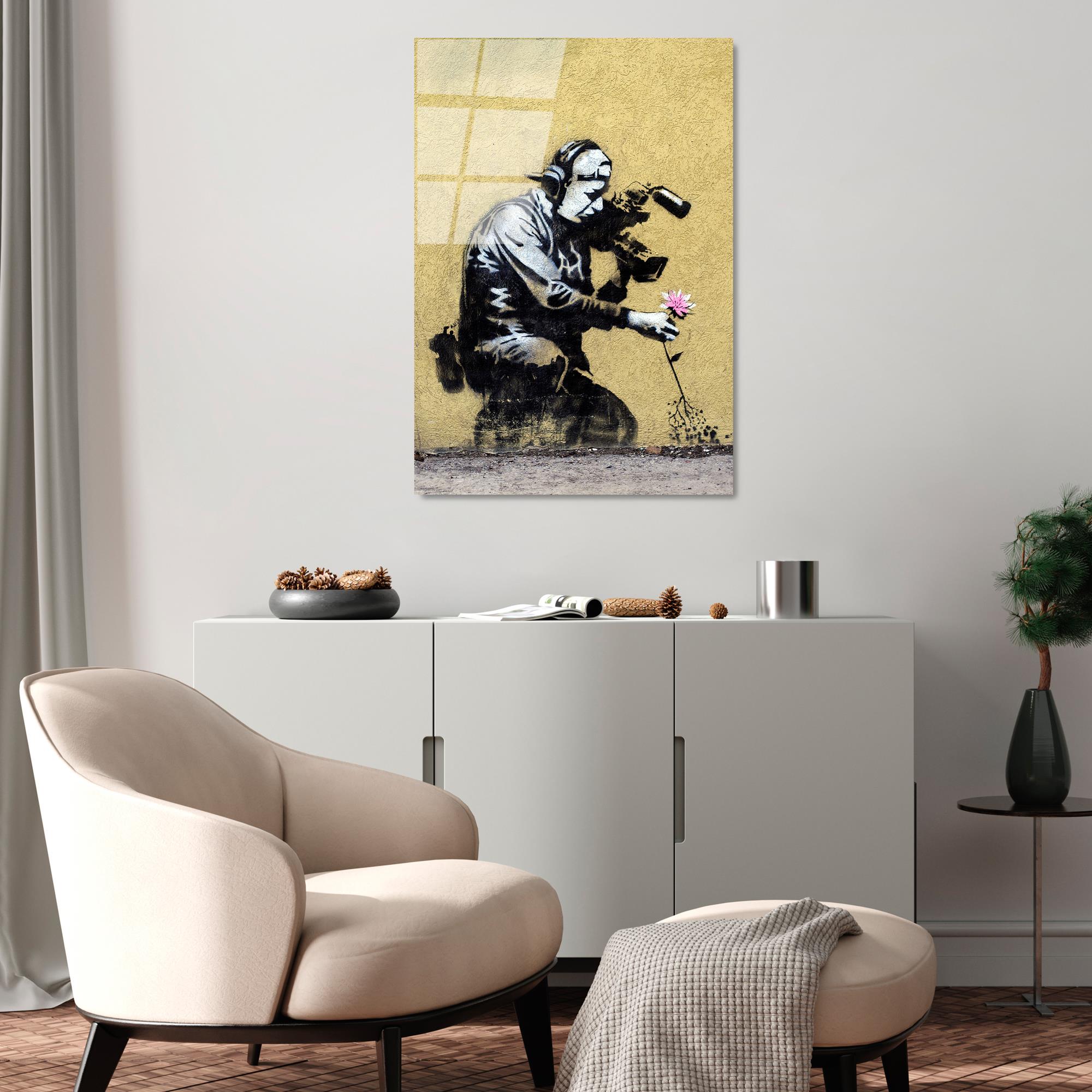 UV-505 Baskılı Cam Dikdörtgen Duvar Tablosu | ByLamp