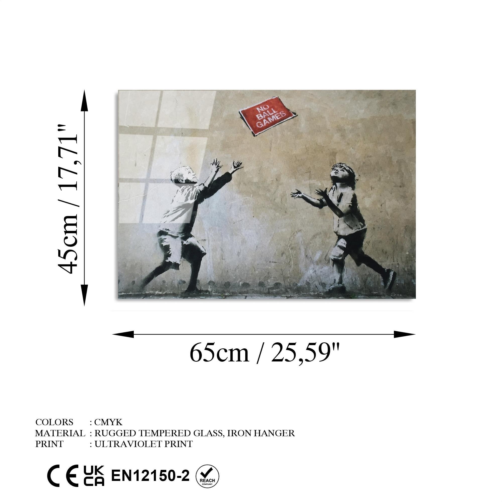 UV-508 Baskılı Cam Dikdörtgen Duvar Tablosu | ByLamp