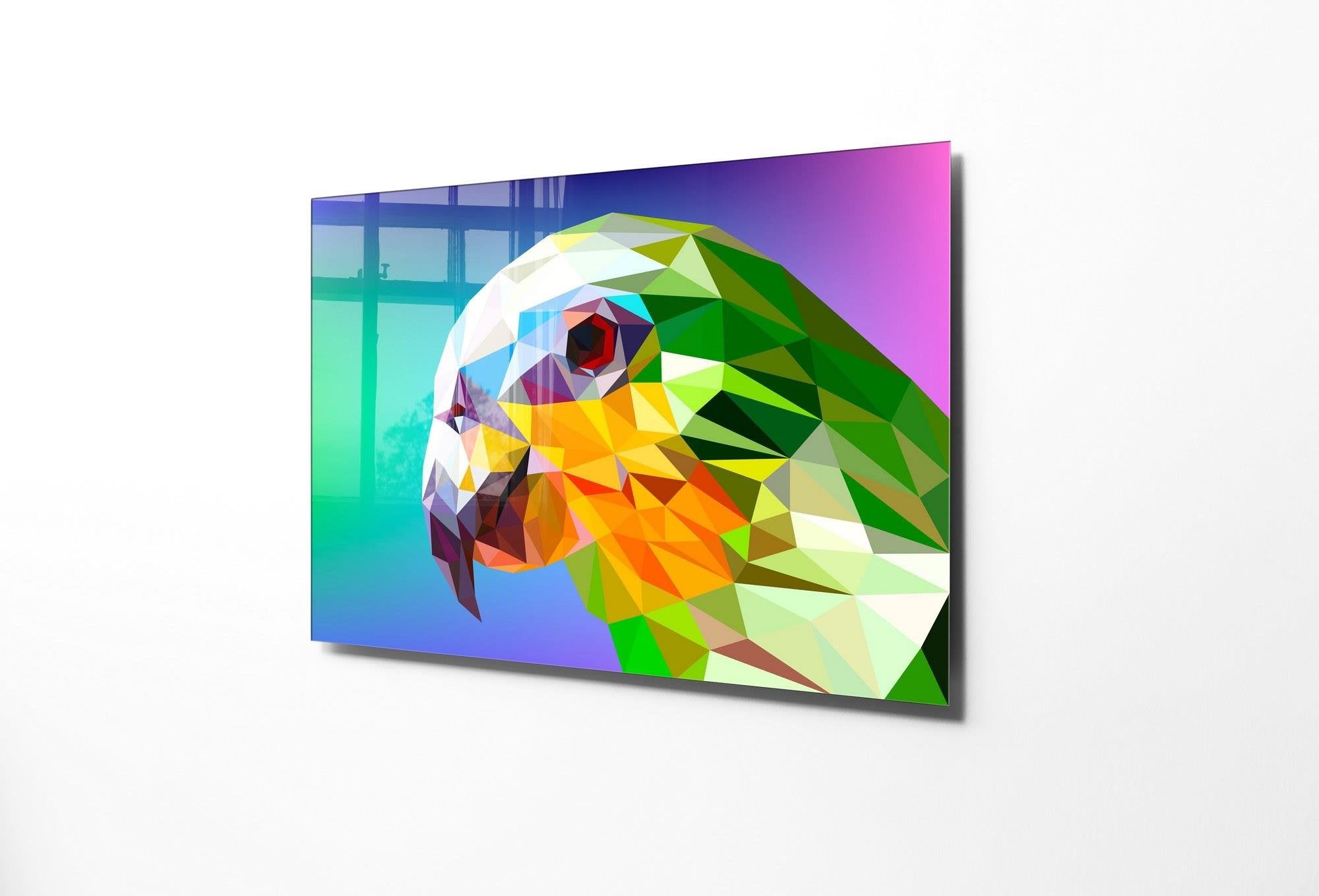 UV-510 Baskılı Cam Dikdörtgen Duvar Tablosu | ByLamp