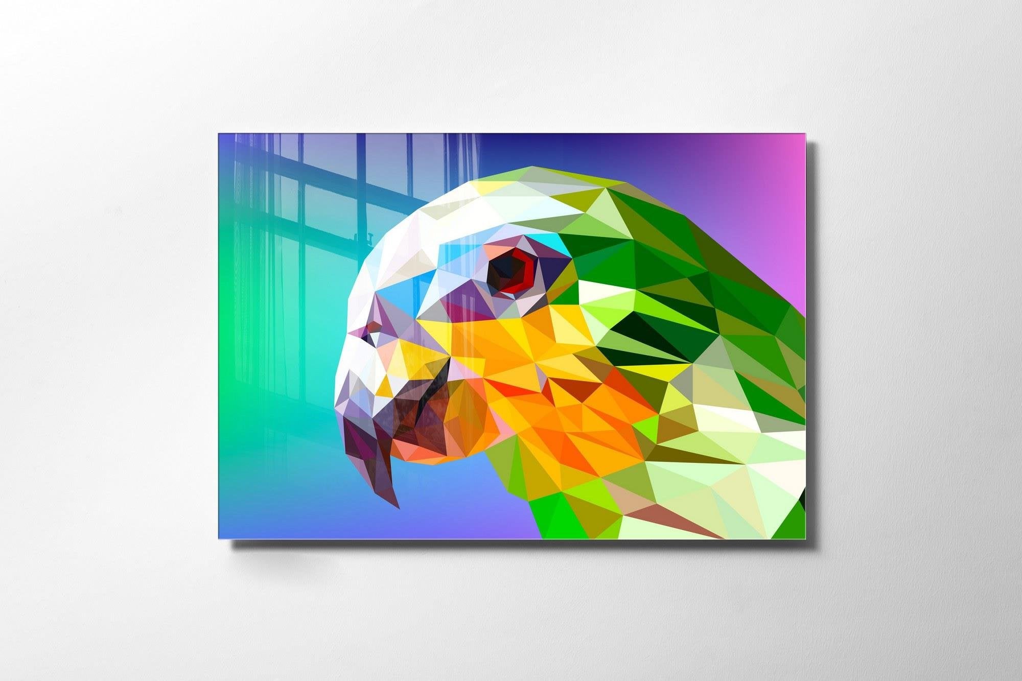 UV-526 Baskılı Cam Dikdörtgen Duvar Tablosu | ByLamp