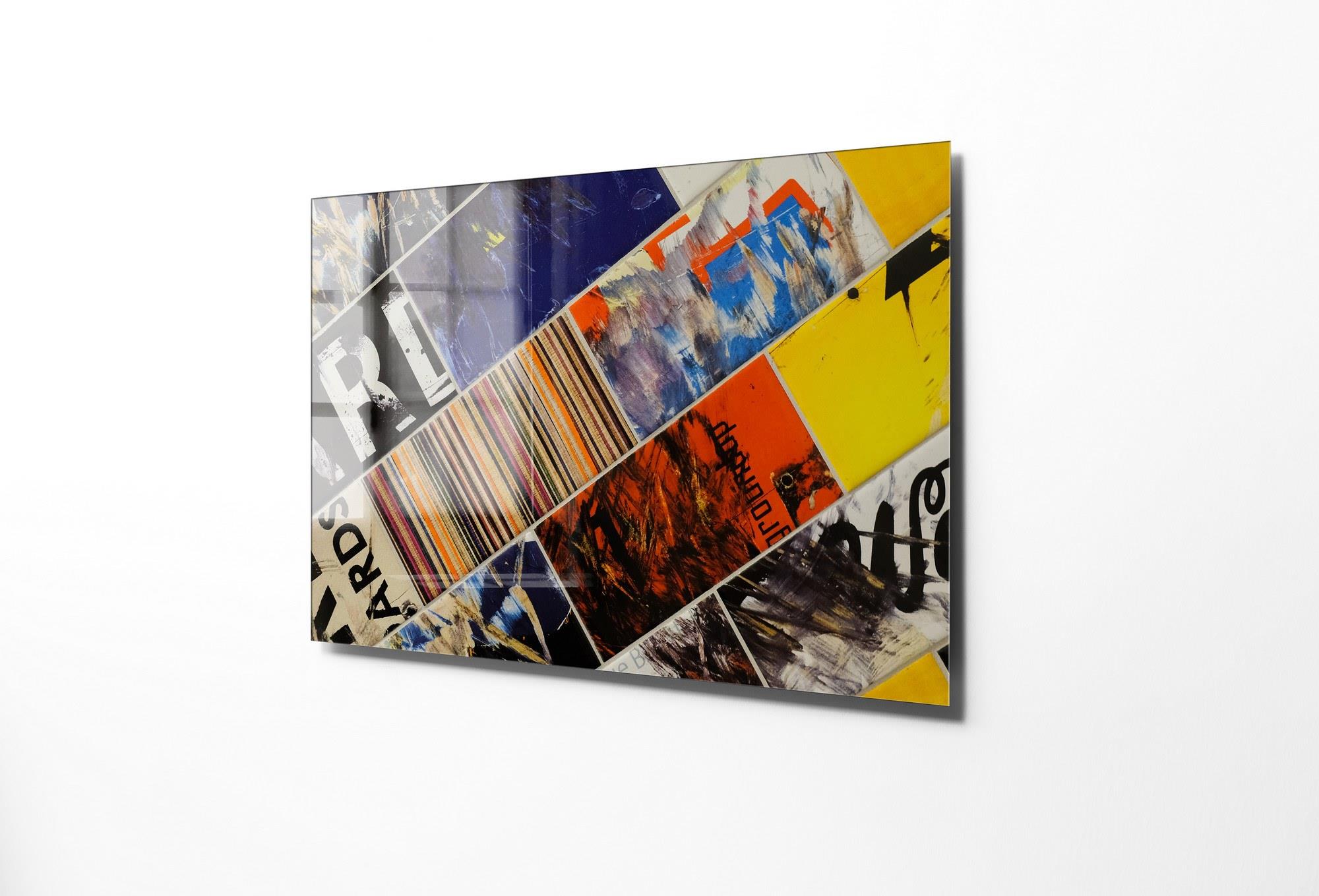 UV-529 Baskılı Cam Dikdörtgen Duvar Tablosu | ByLamp