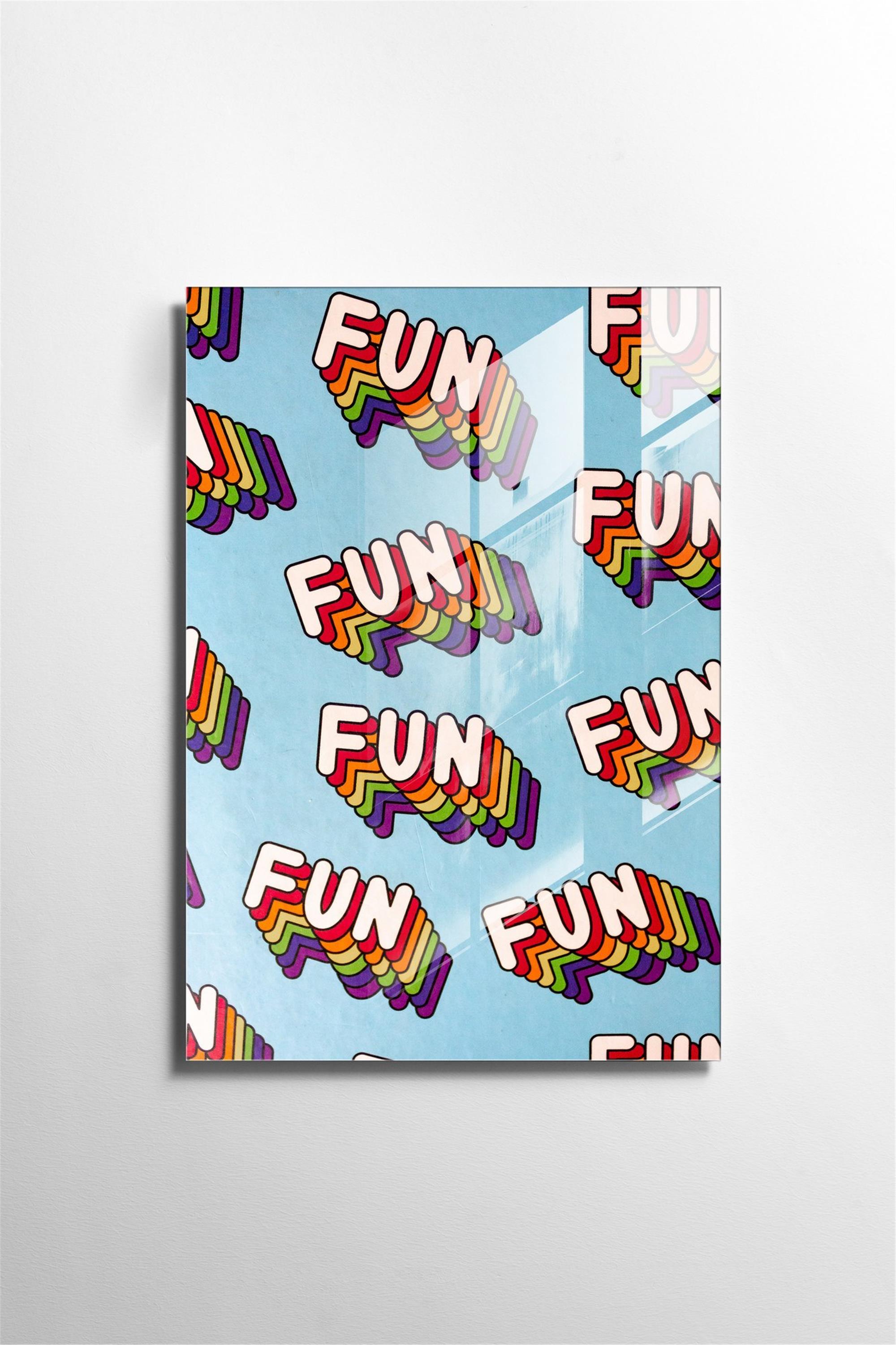 UV-546 Baskılı Cam Dikdörtgen Duvar Tablosu | ByLamp