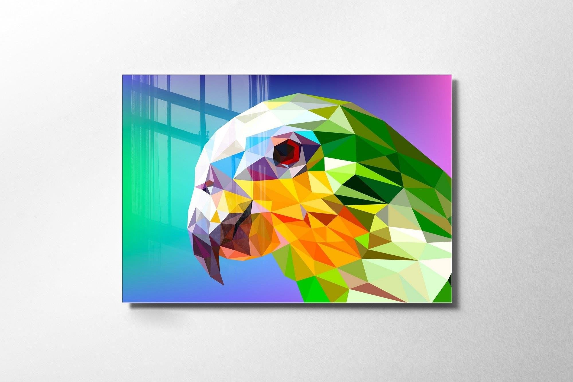 UV-547 Baskılı Cam Dikdörtgen Duvar Tablosu | ByLamp