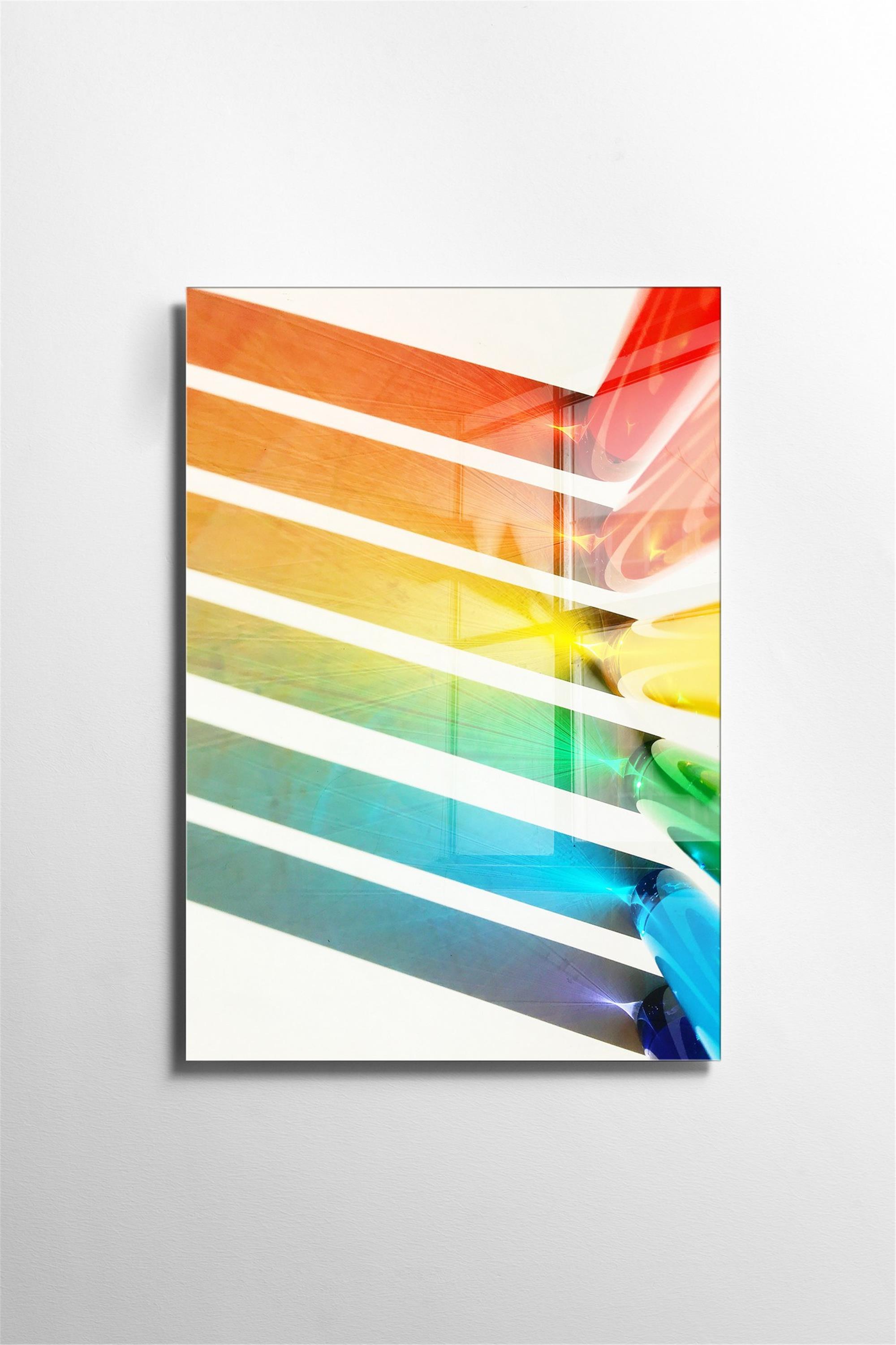 UV-552 Baskılı Cam Dikdörtgen Duvar Tablosu | ByLamp