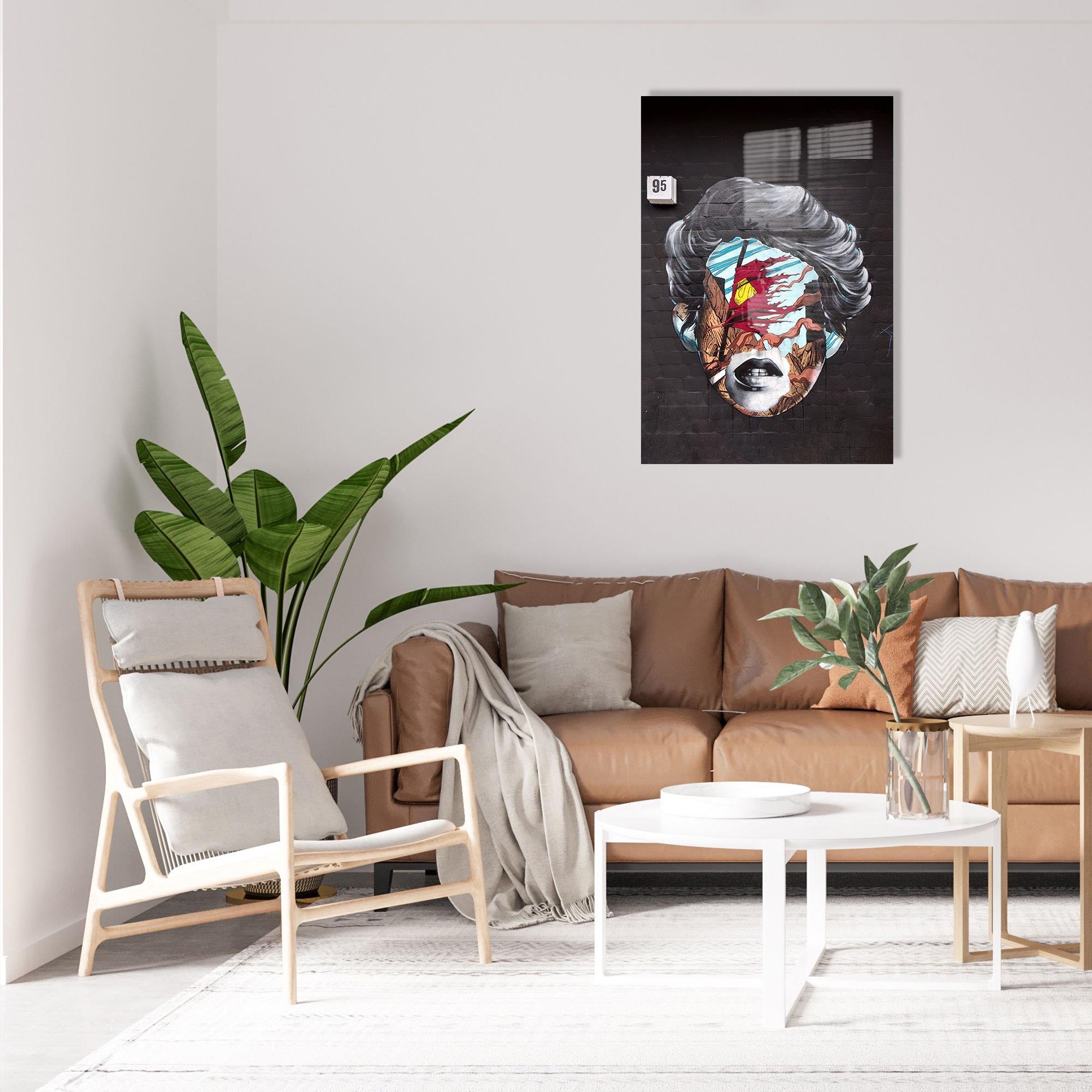 UV-559 Baskılı Cam Dikdörtgen Duvar Tablosu | ByLamp