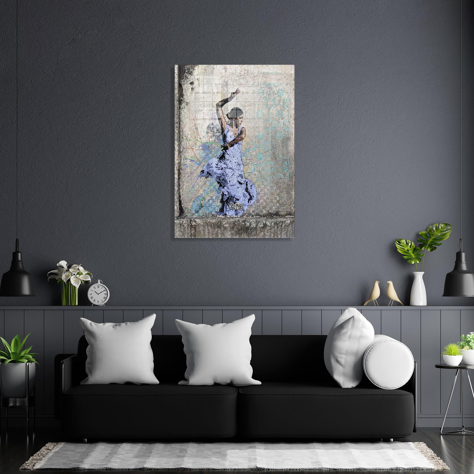 UV-564 Baskılı Cam Dikdörtgen Duvar Tablosu | ByLamp