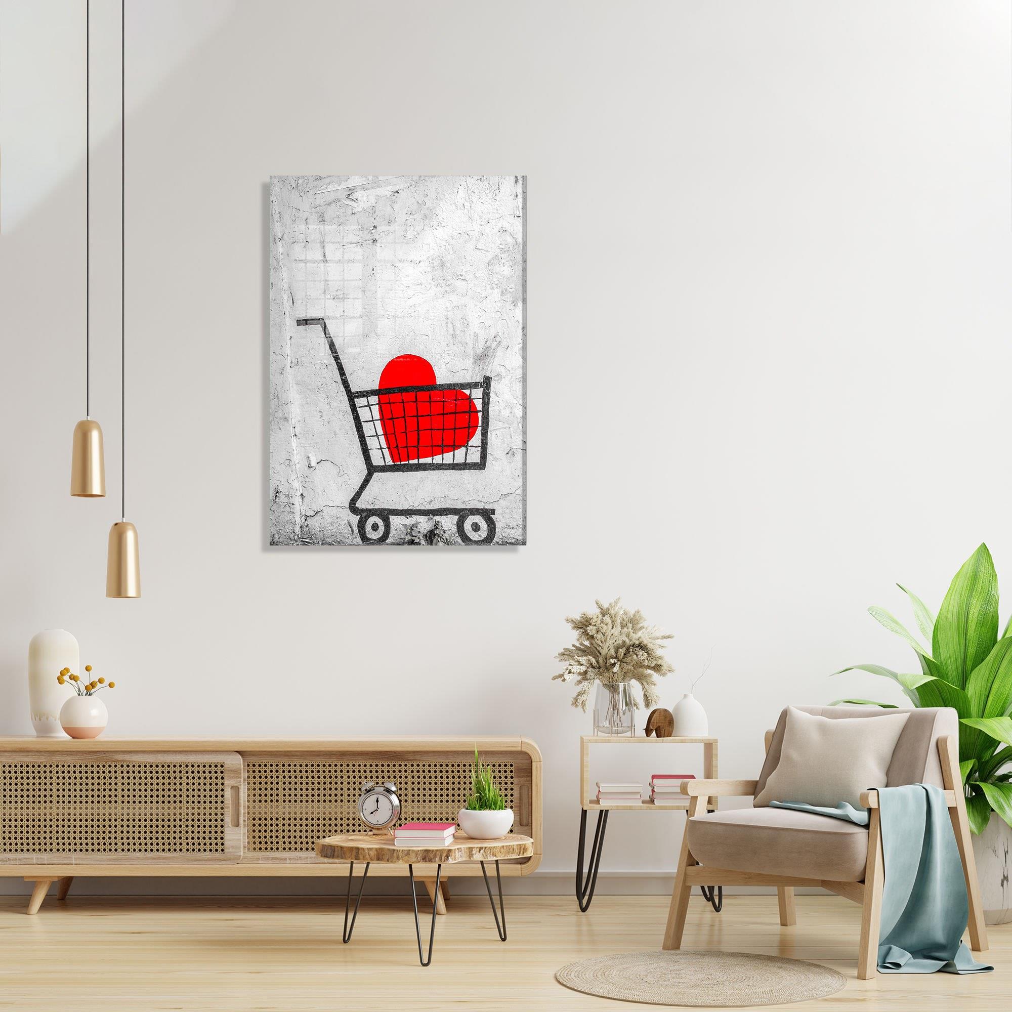 UV-565 Baskılı Cam Dikdörtgen Duvar Tablosu | ByLamp