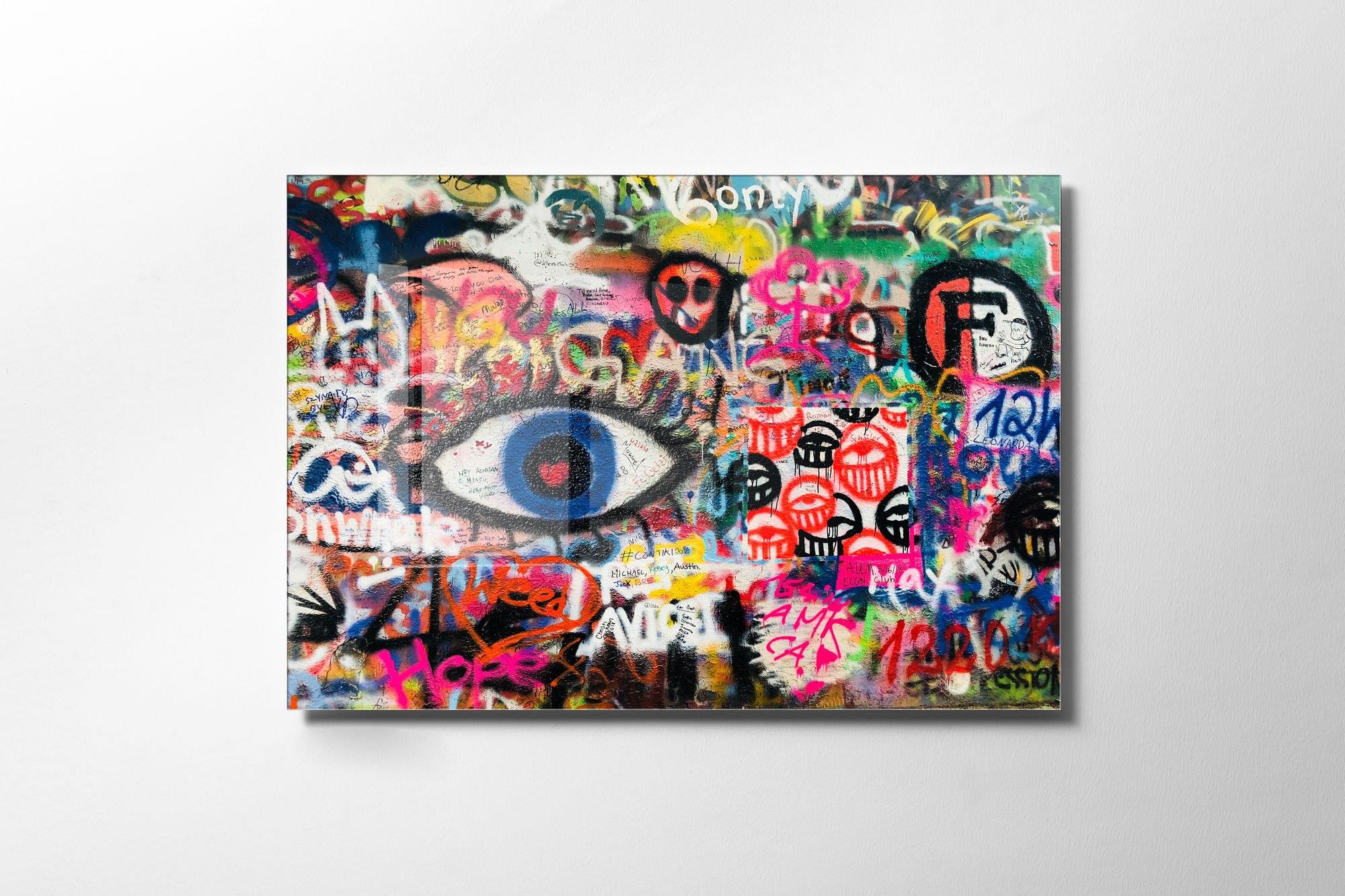 UV-567 Baskılı Cam Dikdörtgen Duvar Tablosu | ByLamp